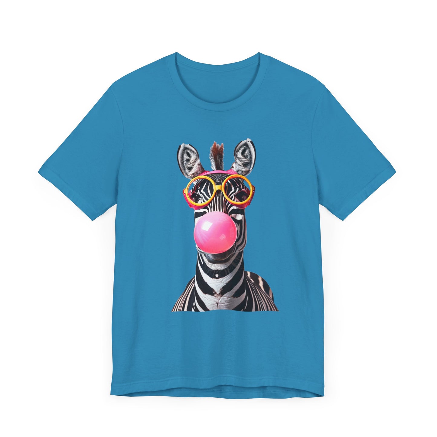 Bubblegum Zebra! Unisex Jersey Short Sleeve Tee