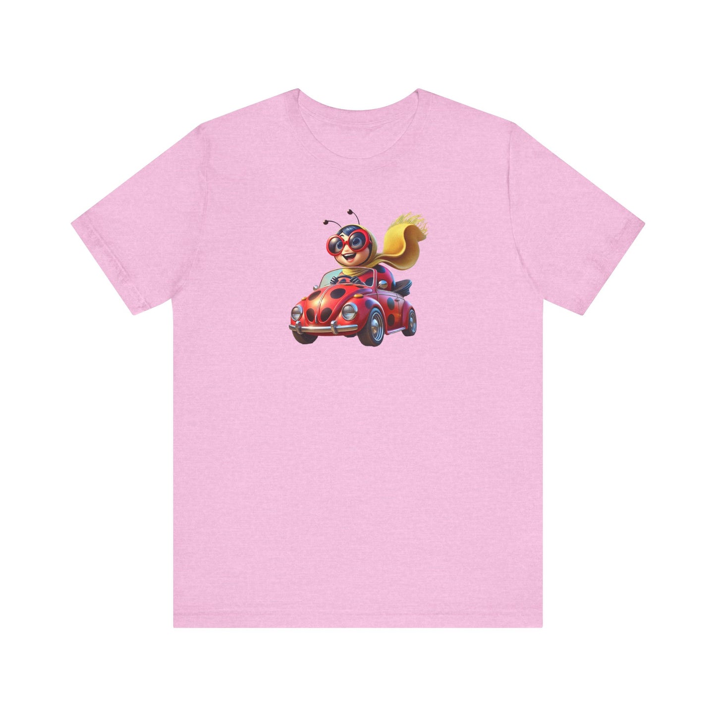 The Ladybug Goes Rogue! Unisex Tee - Perfect for Kids and Animal Lovers