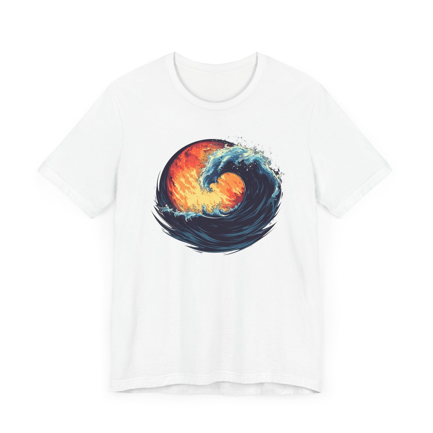 Ocean Fire Unisex Jersey Short Sleeve Tee