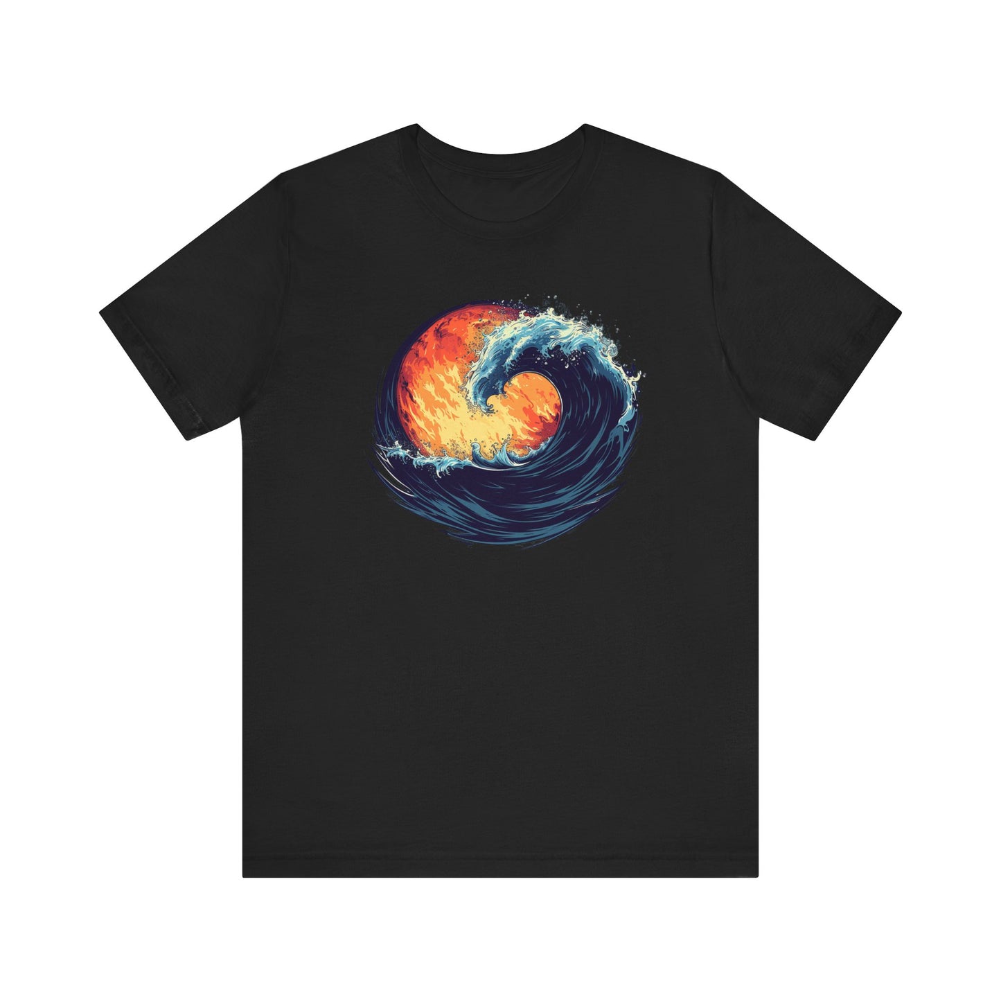 Ocean Fire Unisex Jersey Short Sleeve Tee