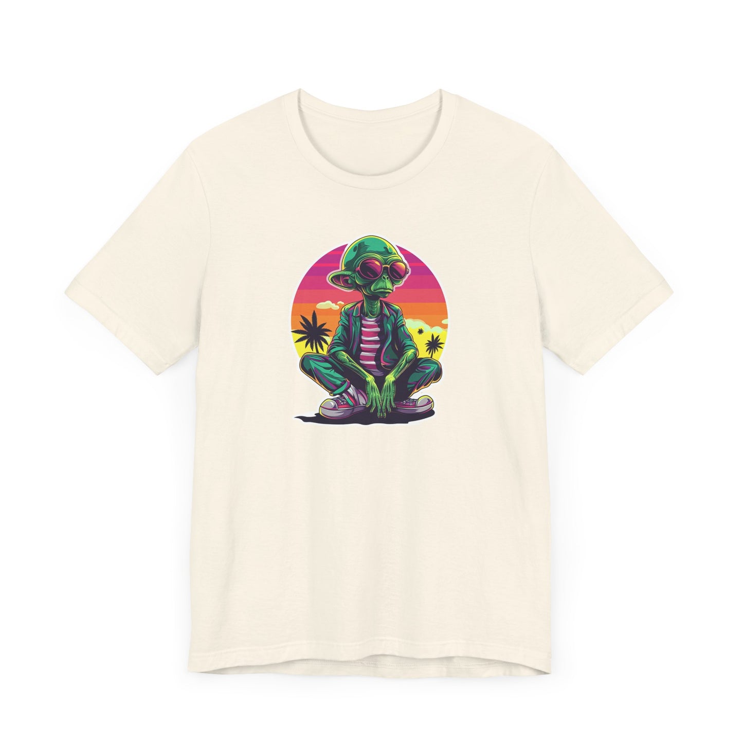 Retro Alien Unisex Jersey Short Sleeve Tee