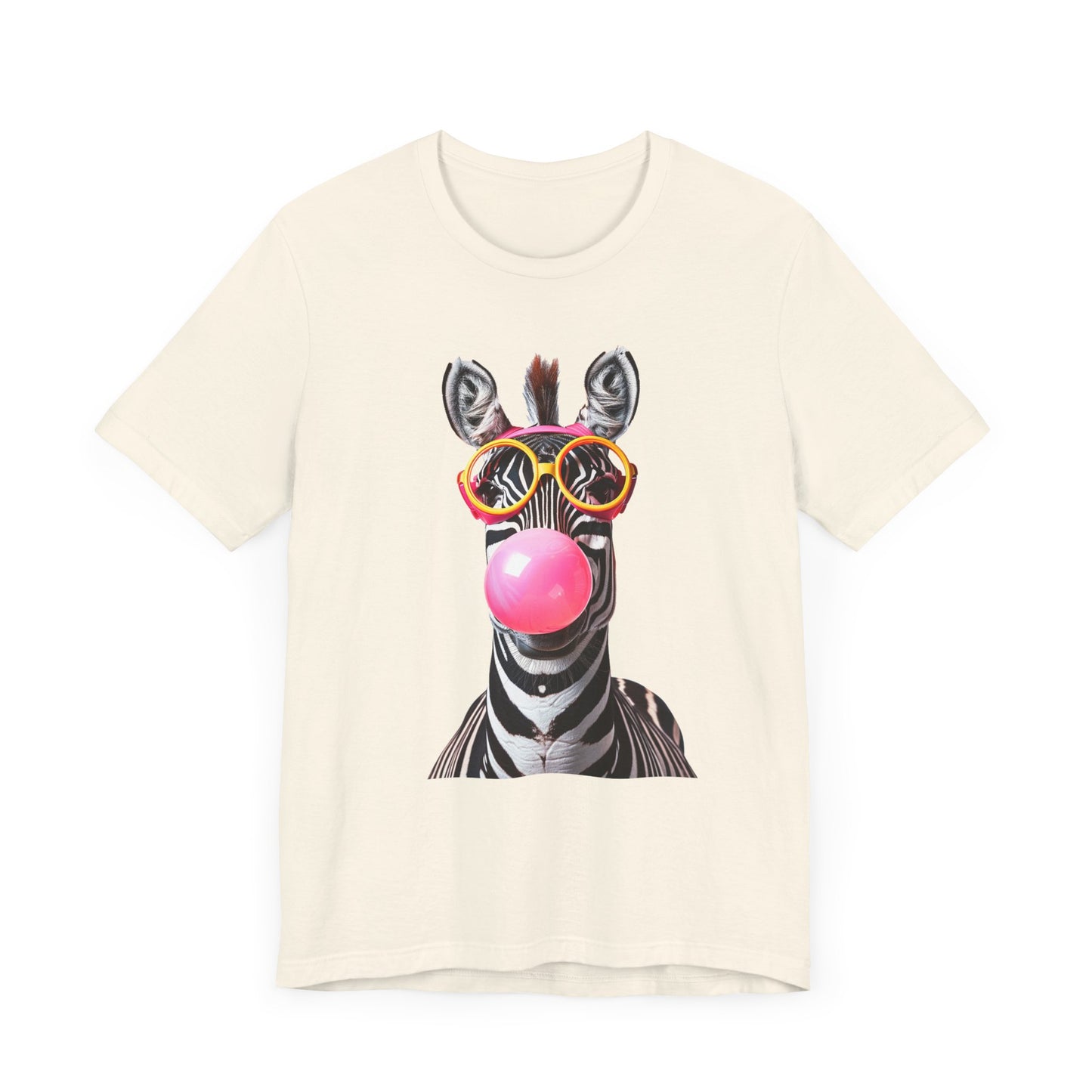 Bubblegum Zebra! Unisex Jersey Short Sleeve Tee