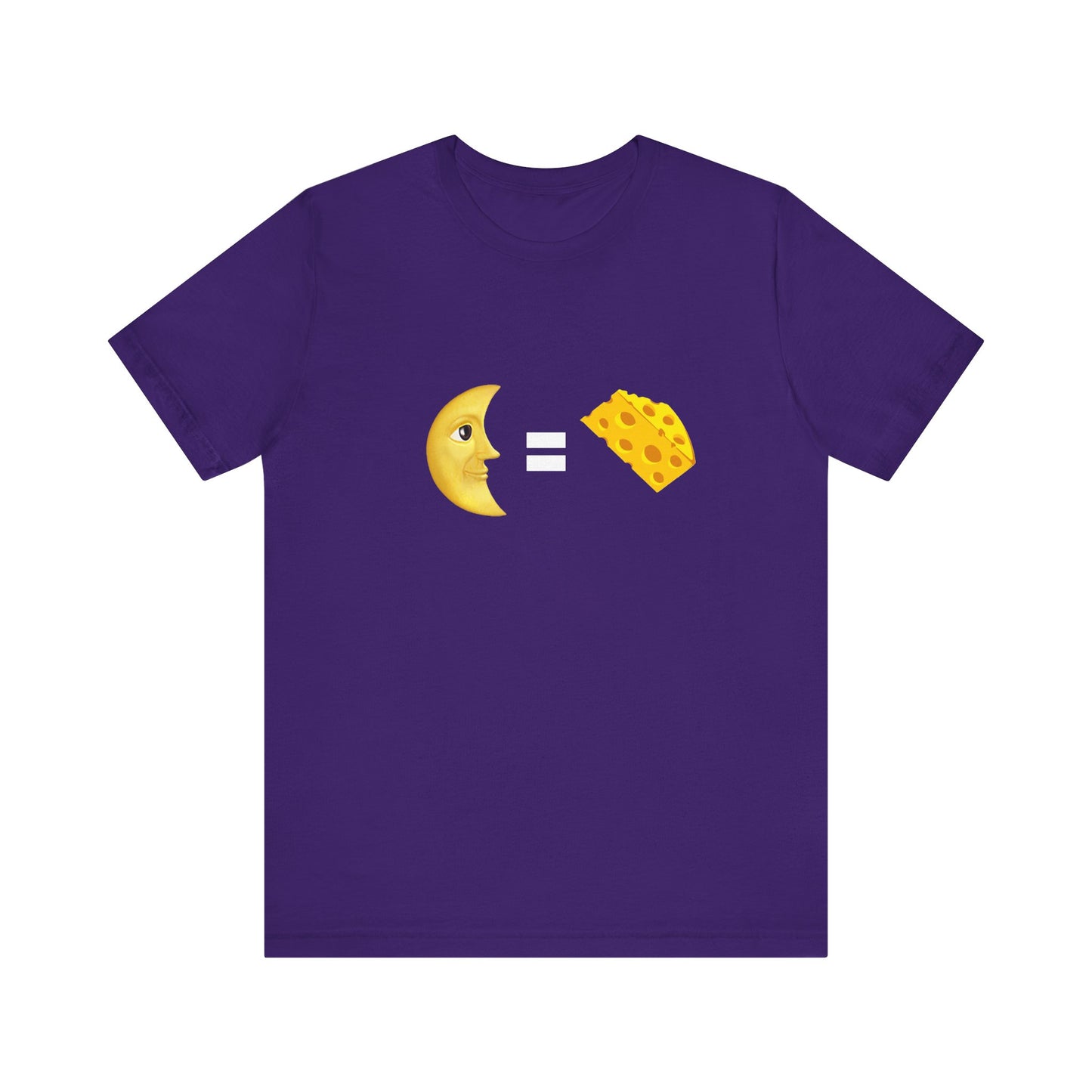 Moon = Cheese Unisex Jersey Tee