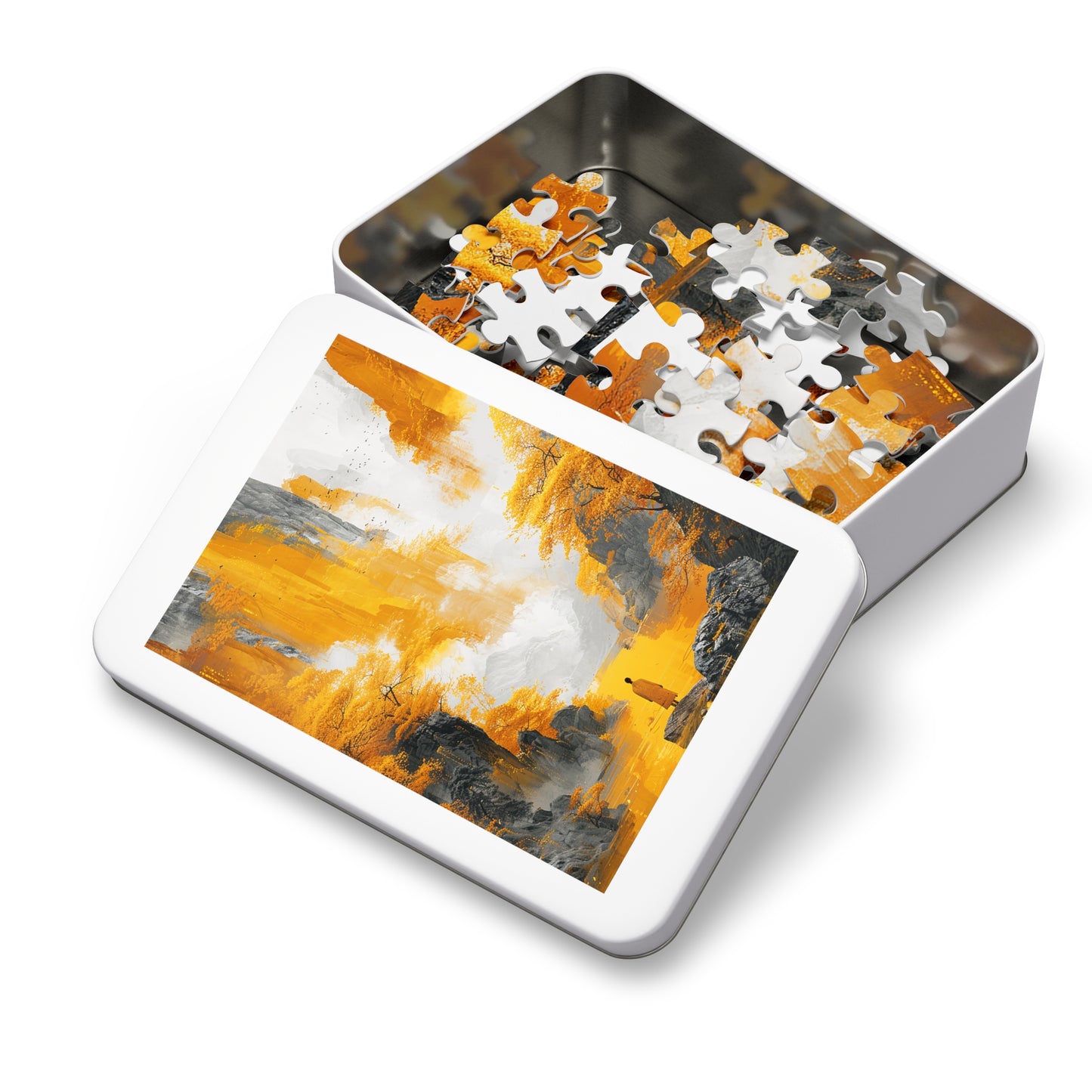 Yellow Mountain River Jigsaw Puzzle (30, 110, 252, 500,1000-Piece)