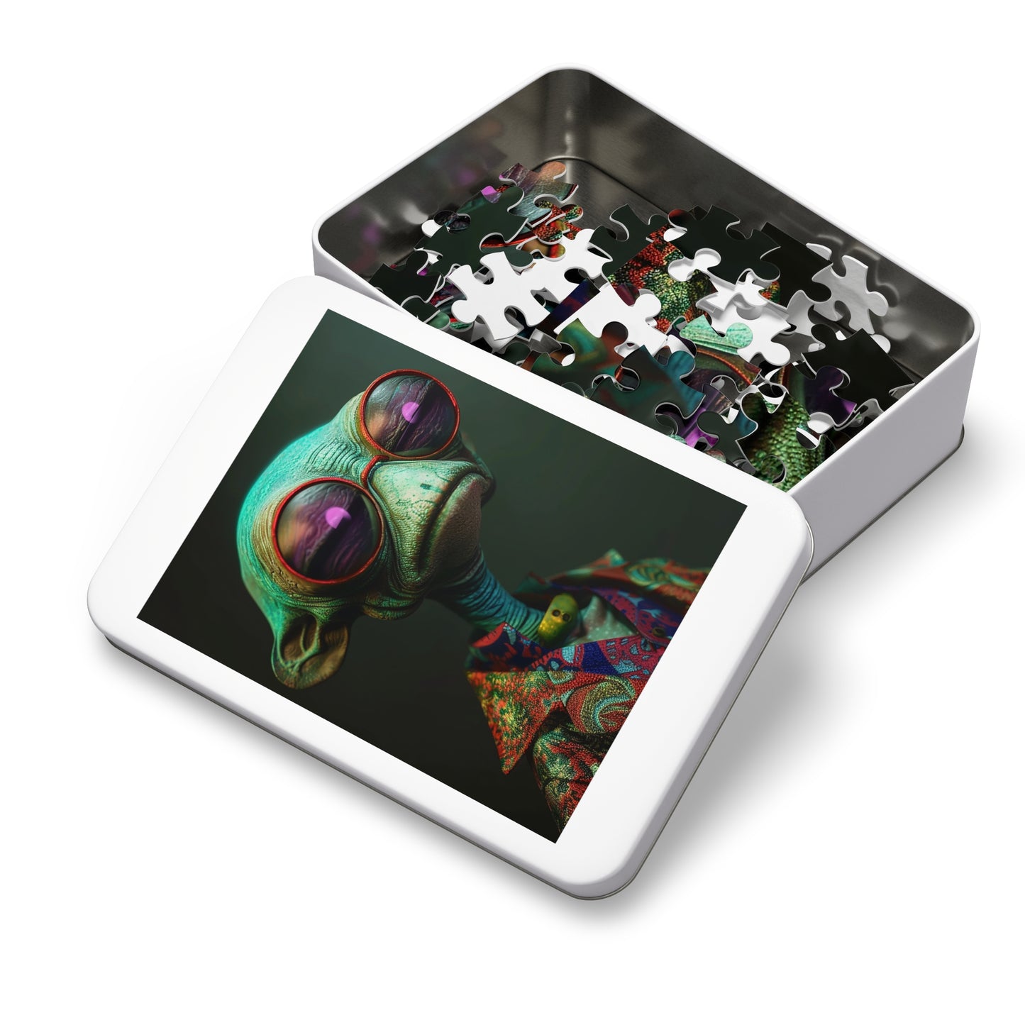 Cool Alien Jigsaw Puzzle (30, 110, 252, 500,1000-Piece)