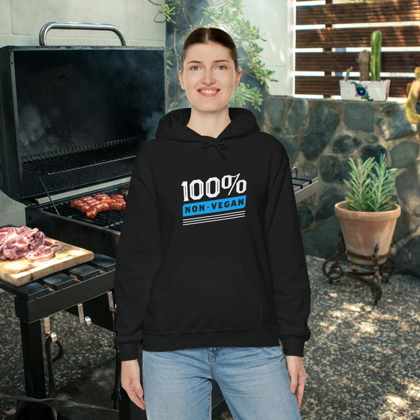 100% Non Vegan Unisex Heavy Blend™ Hooded Sweatshirt