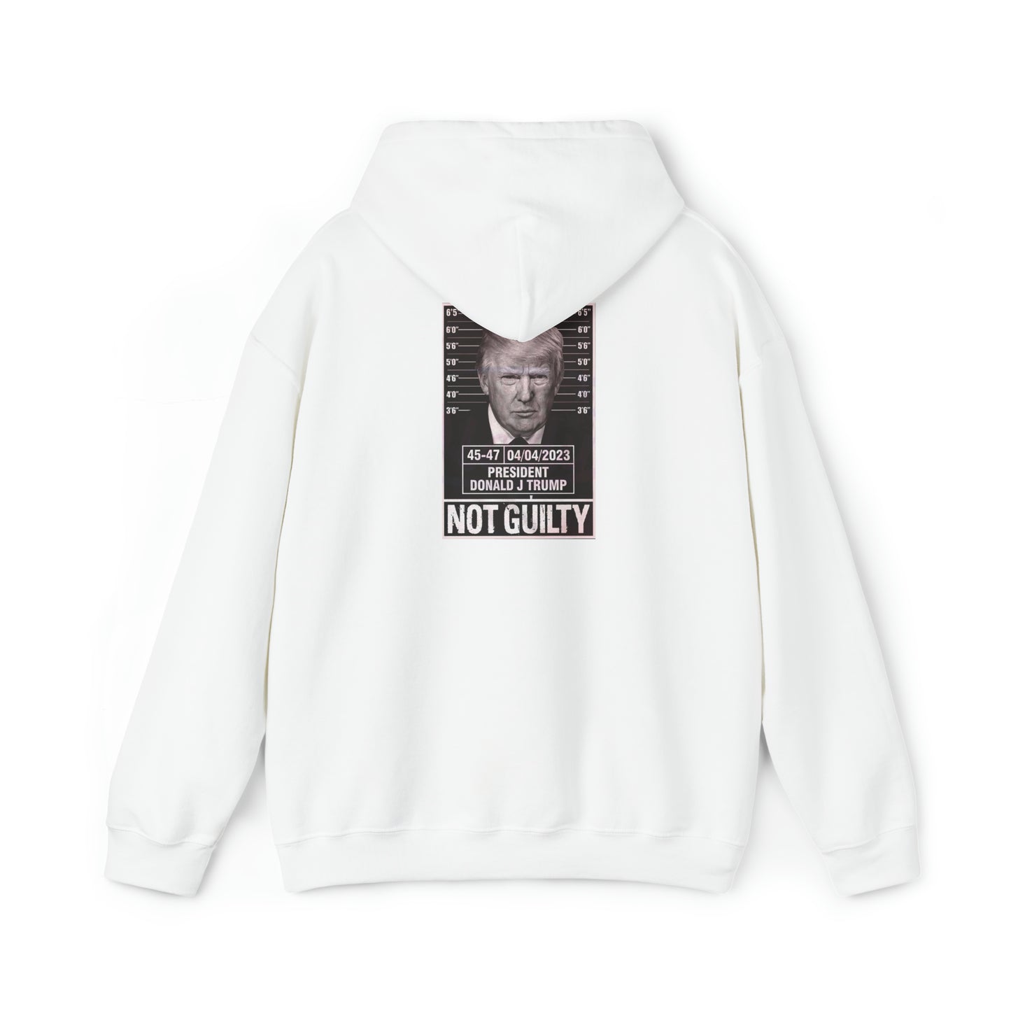 Trump Mug Shot Not Guilty Hoodie Sweatshirt