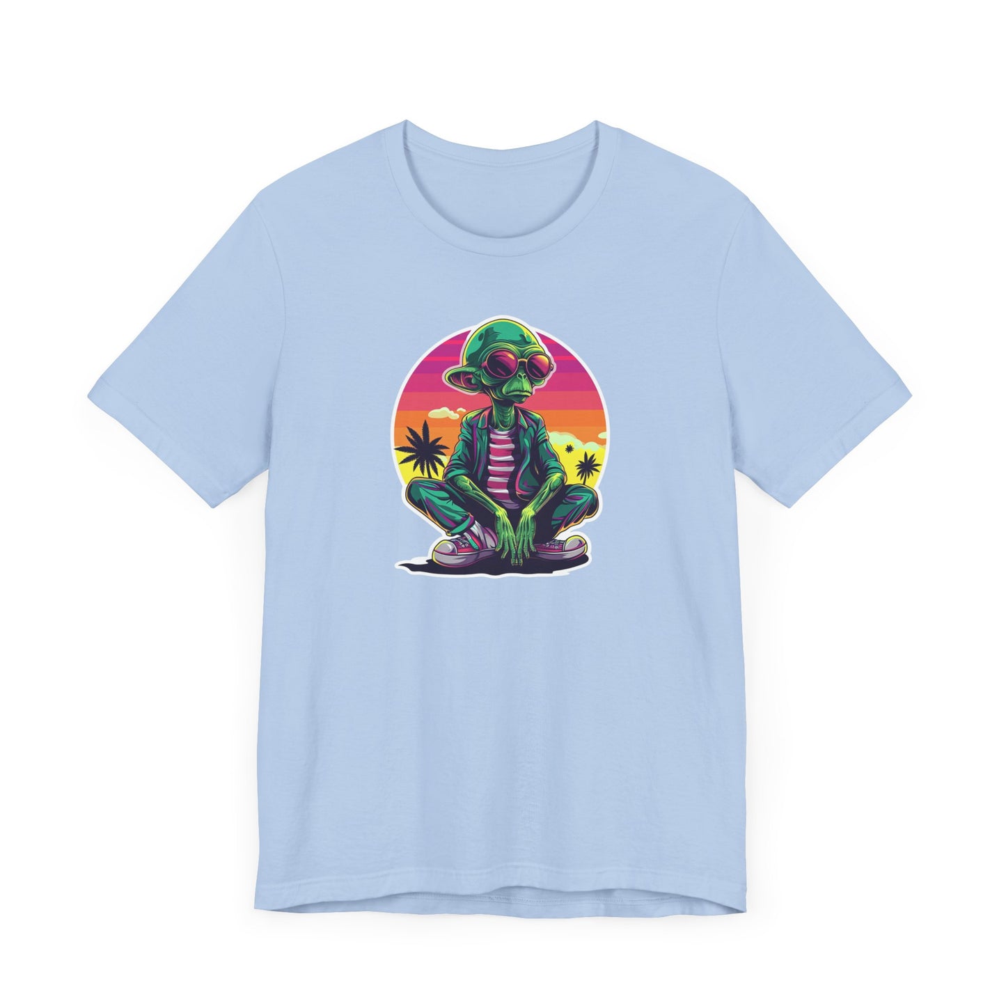 Retro Alien Unisex Jersey Short Sleeve Tee