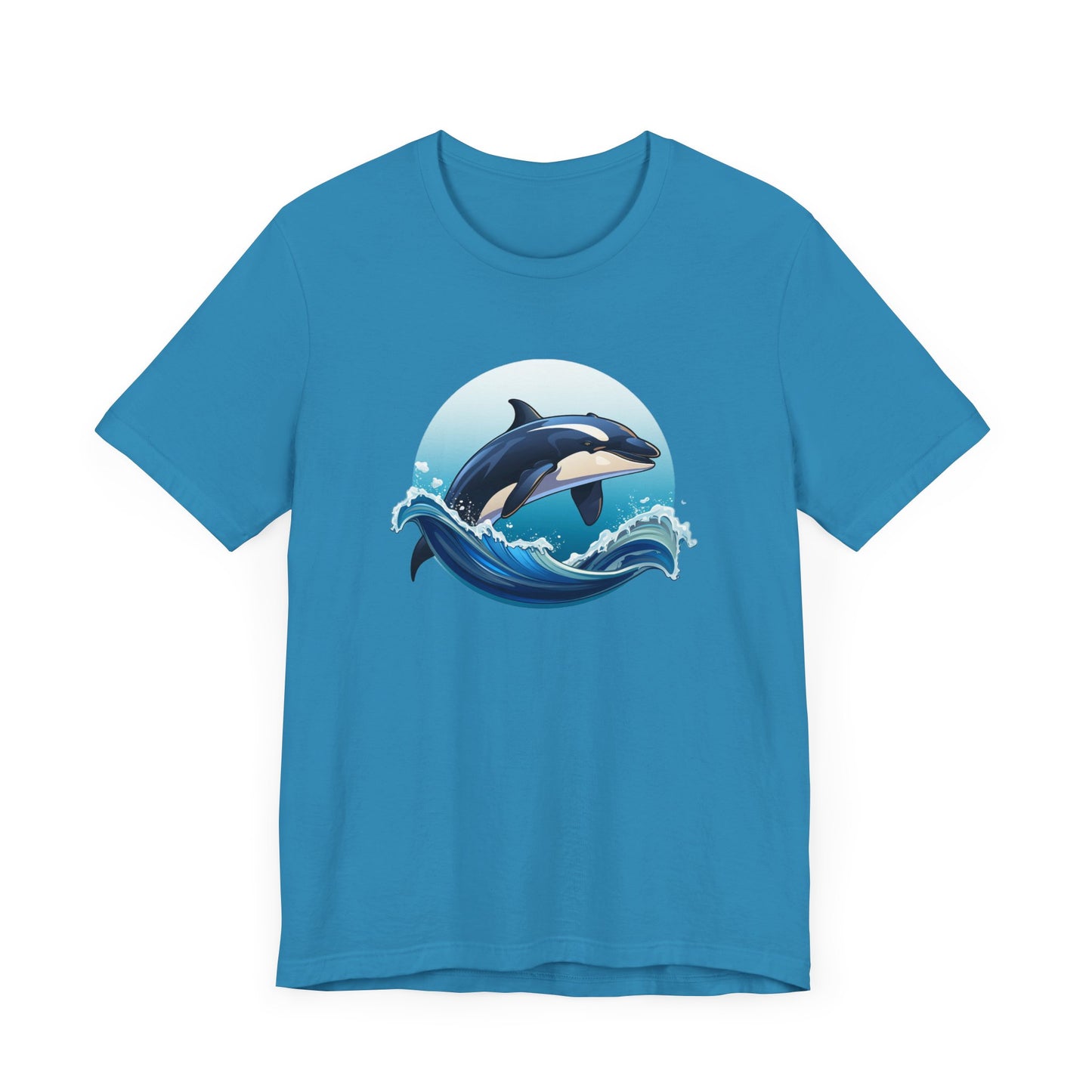Summer Dolphin Unisex Jersey Short Sleeve Tee