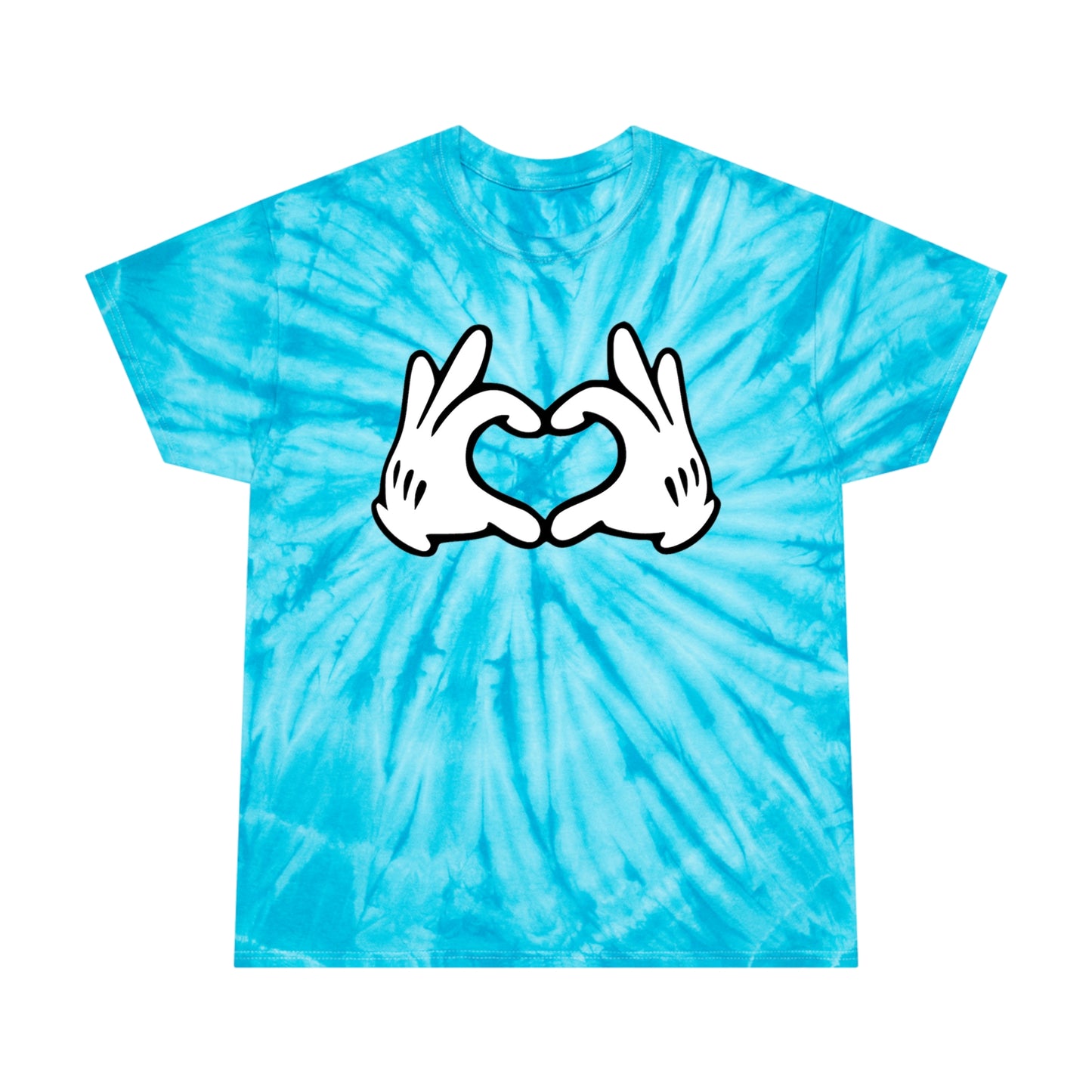 Mickey Mouse Heart Hands Tie-Dye Tee, Cyclone