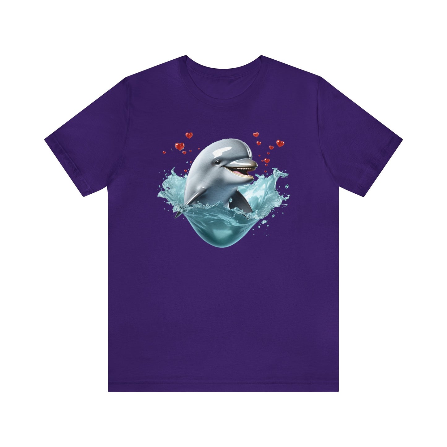 Dolphin Love Unisex Jersey Short Sleeve Tee
