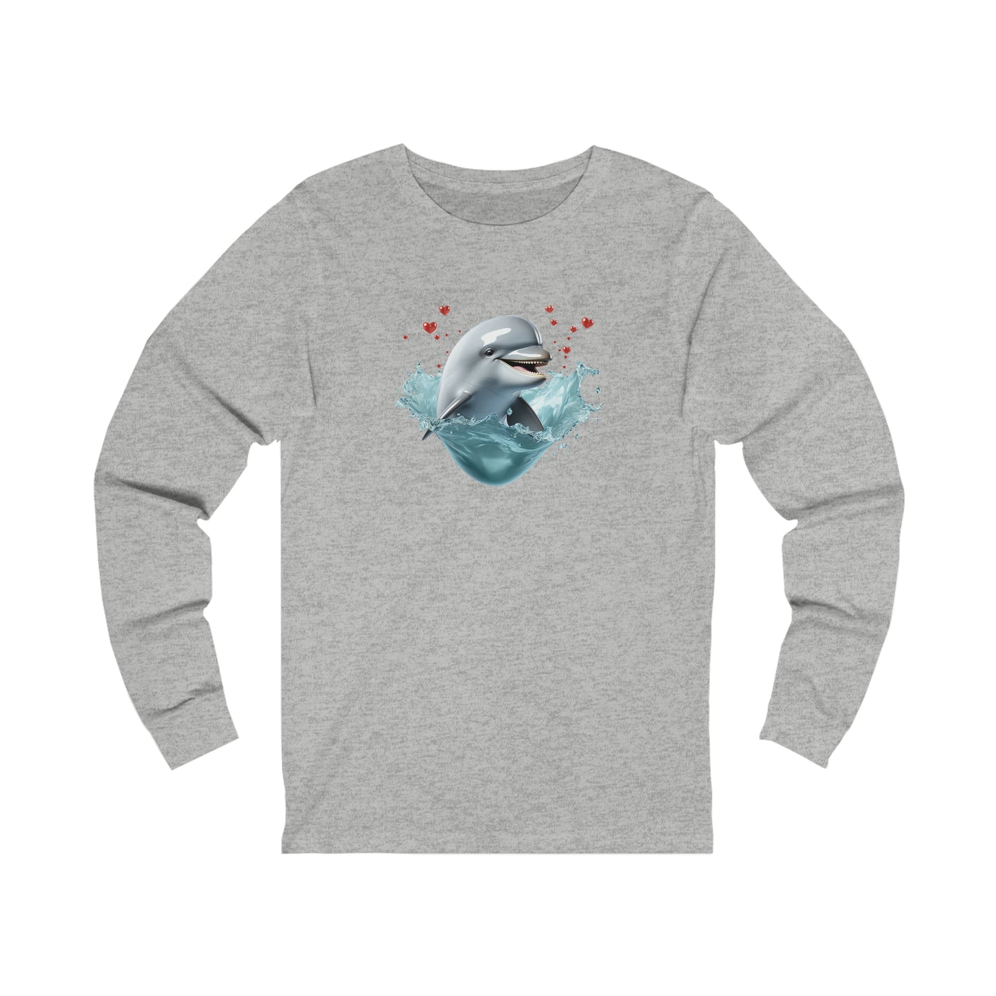 Dolphin Love Unisex Jersey Long Sleeve Tee