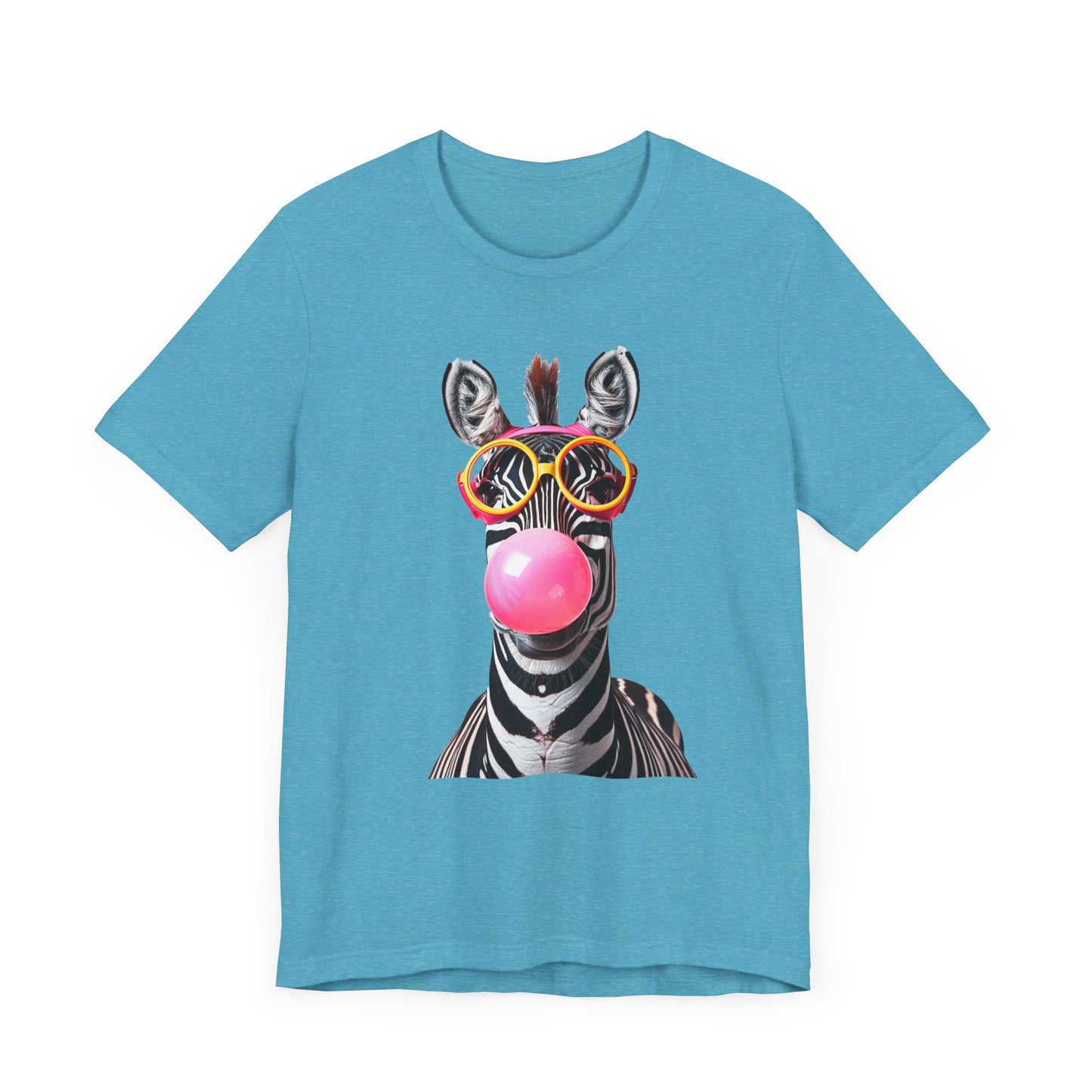 Bubblegum Zebra! Unisex Jersey Short Sleeve Tee
