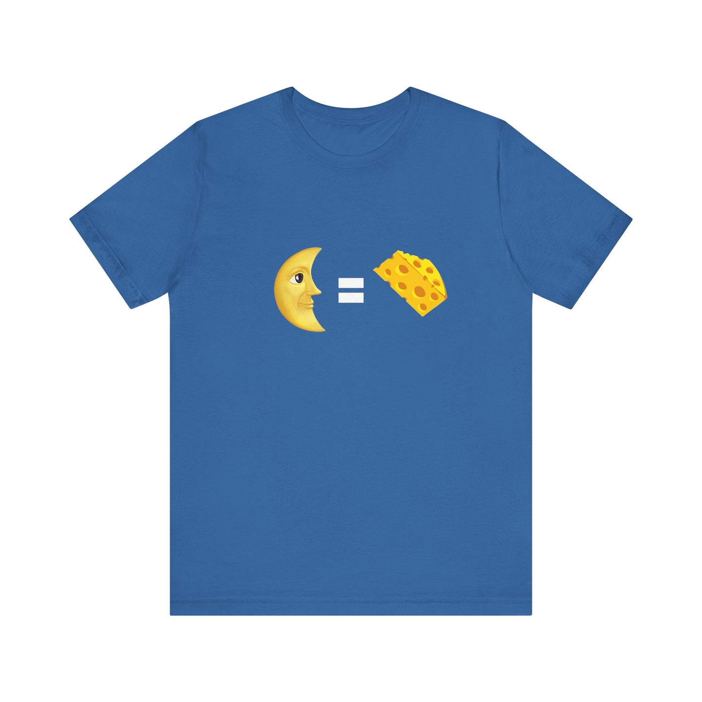 Moon = Cheese Unisex Jersey Tee