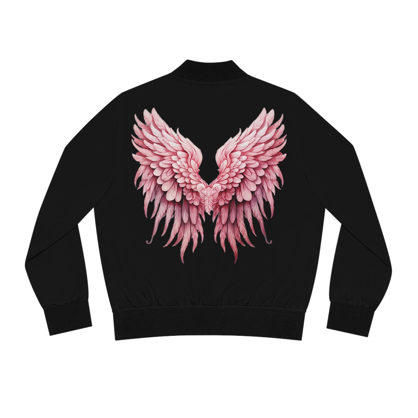 Pink Angel Wings Women's Bomber Jacket