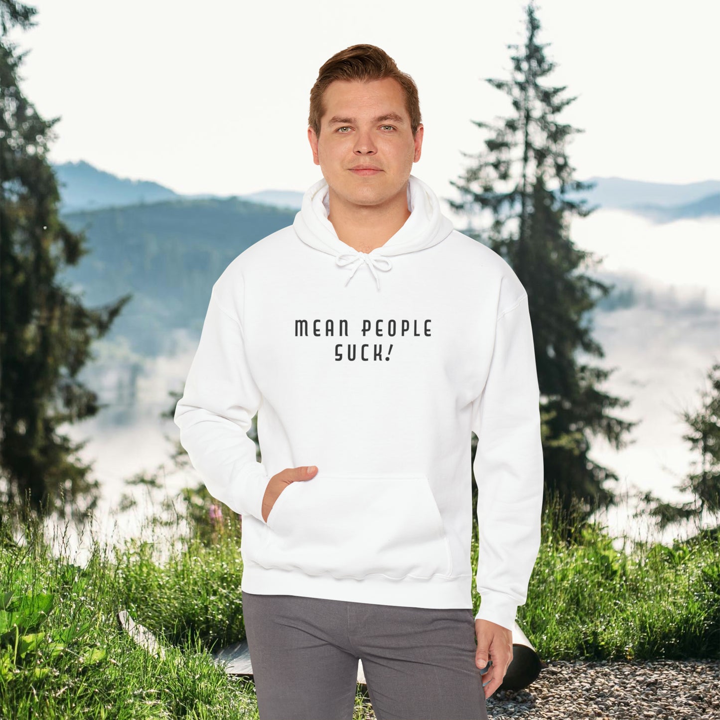 Mean People Suck! It's Kool to Be Kind! Unisex Heavy Blend™ Hooded Sweatshirt