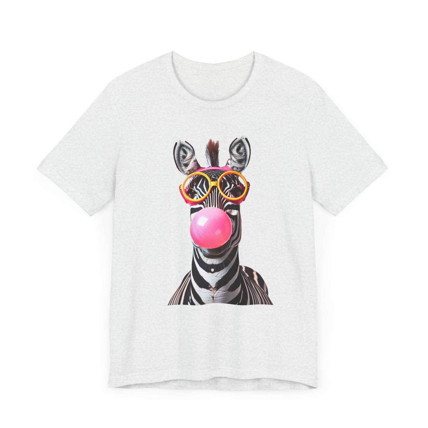Bubblegum Zebra! Unisex Jersey Short Sleeve Tee