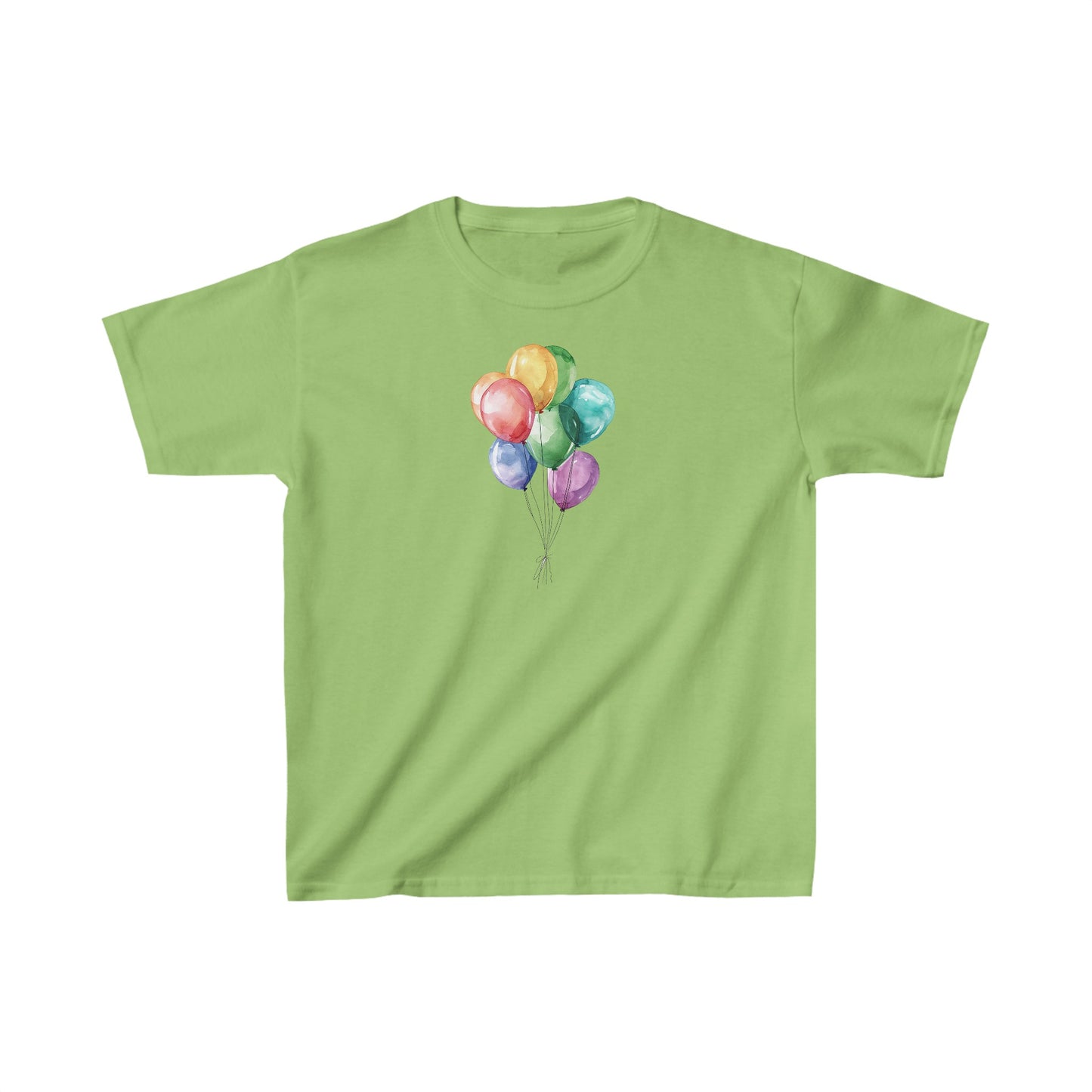 Watercolor Balloons Kids Heavy Cotton™ Tee