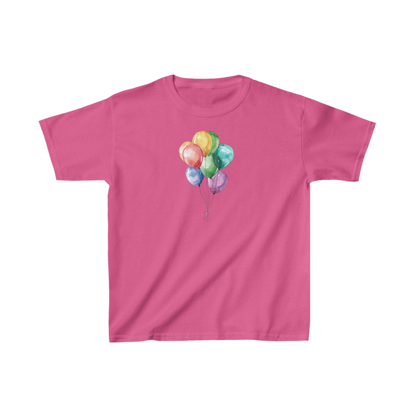 Watercolor Balloons Kids Heavy Cotton™ Tee