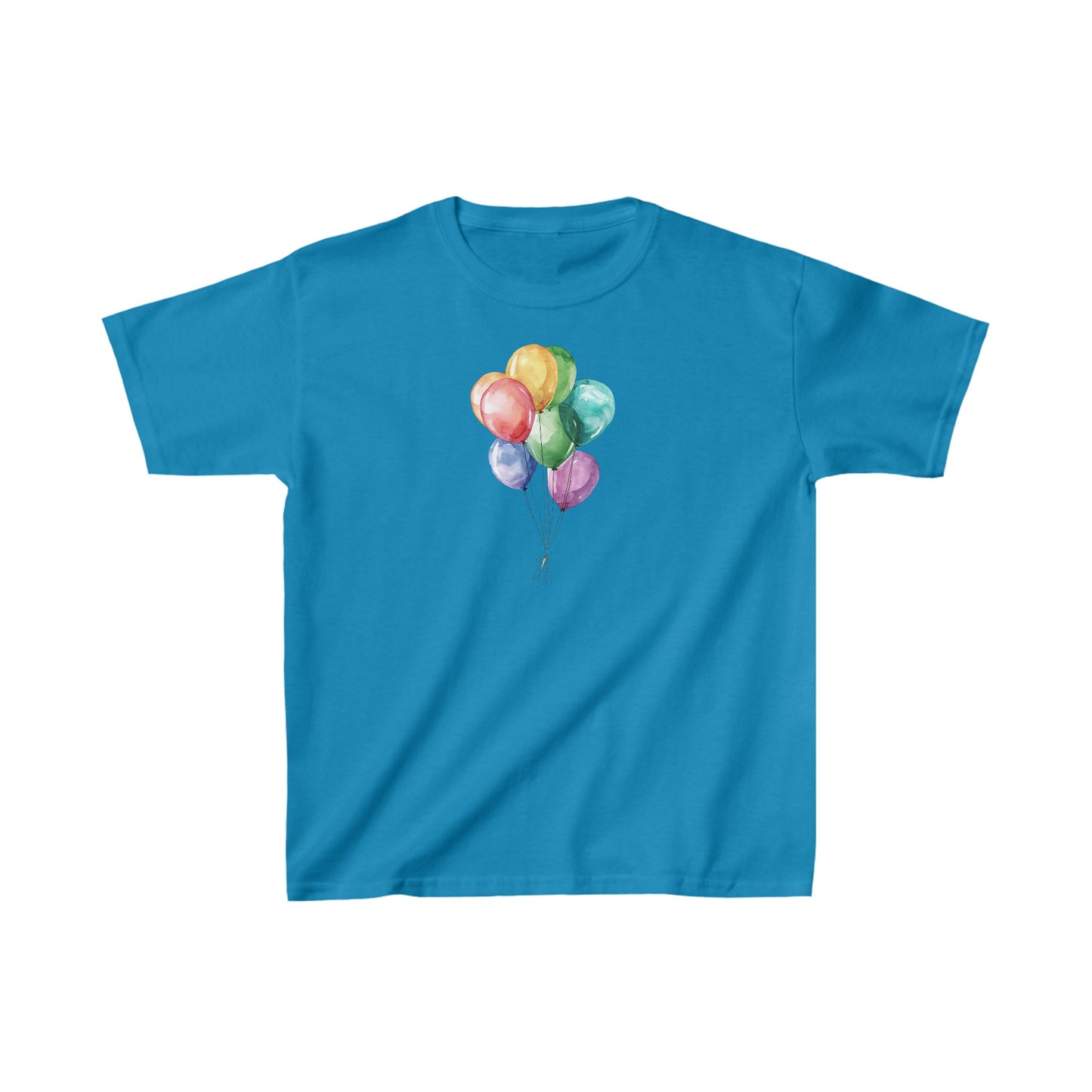 Watercolor Balloons Kids Heavy Cotton™ Tee