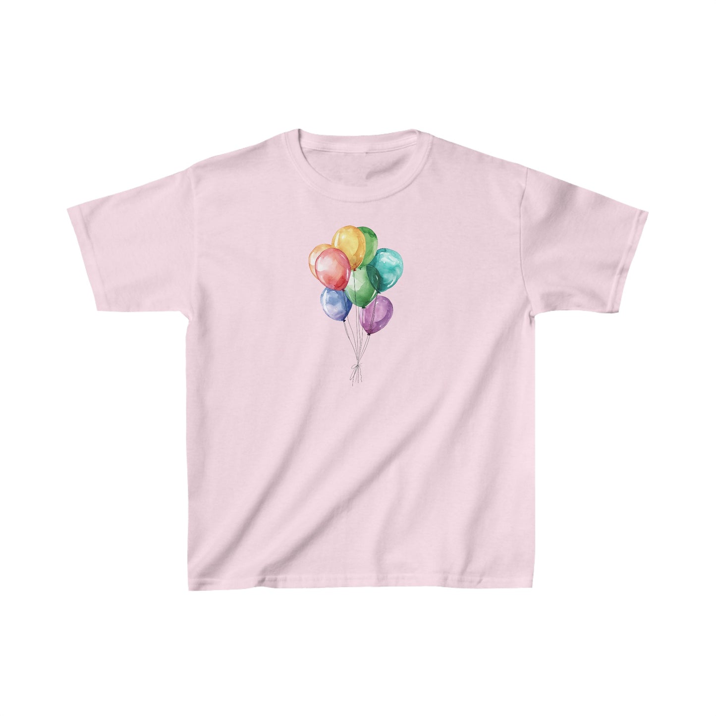 Watercolor Balloons Kids Heavy Cotton™ Tee