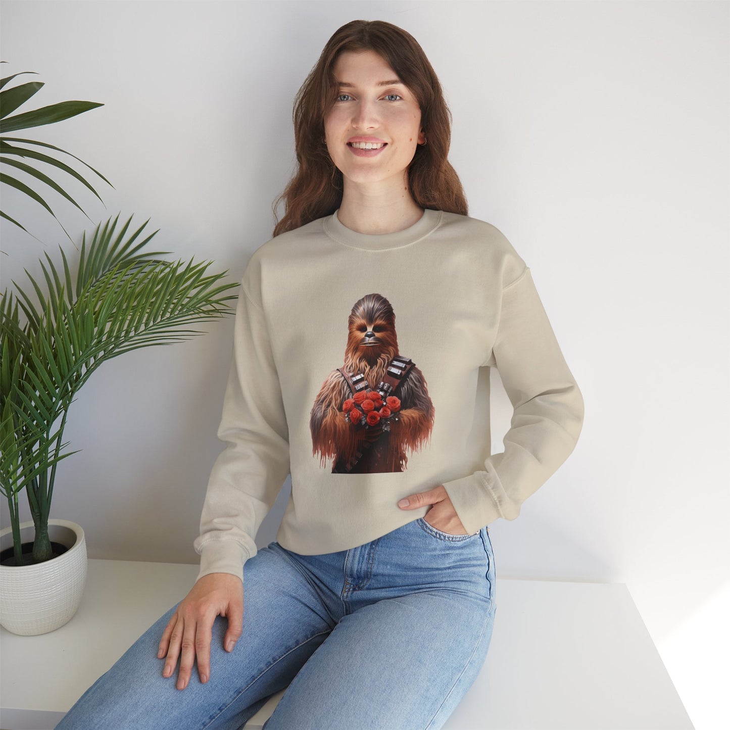 Chewbacca's Roses Unisex Heavy Blend™ Crewneck Sweatshirt