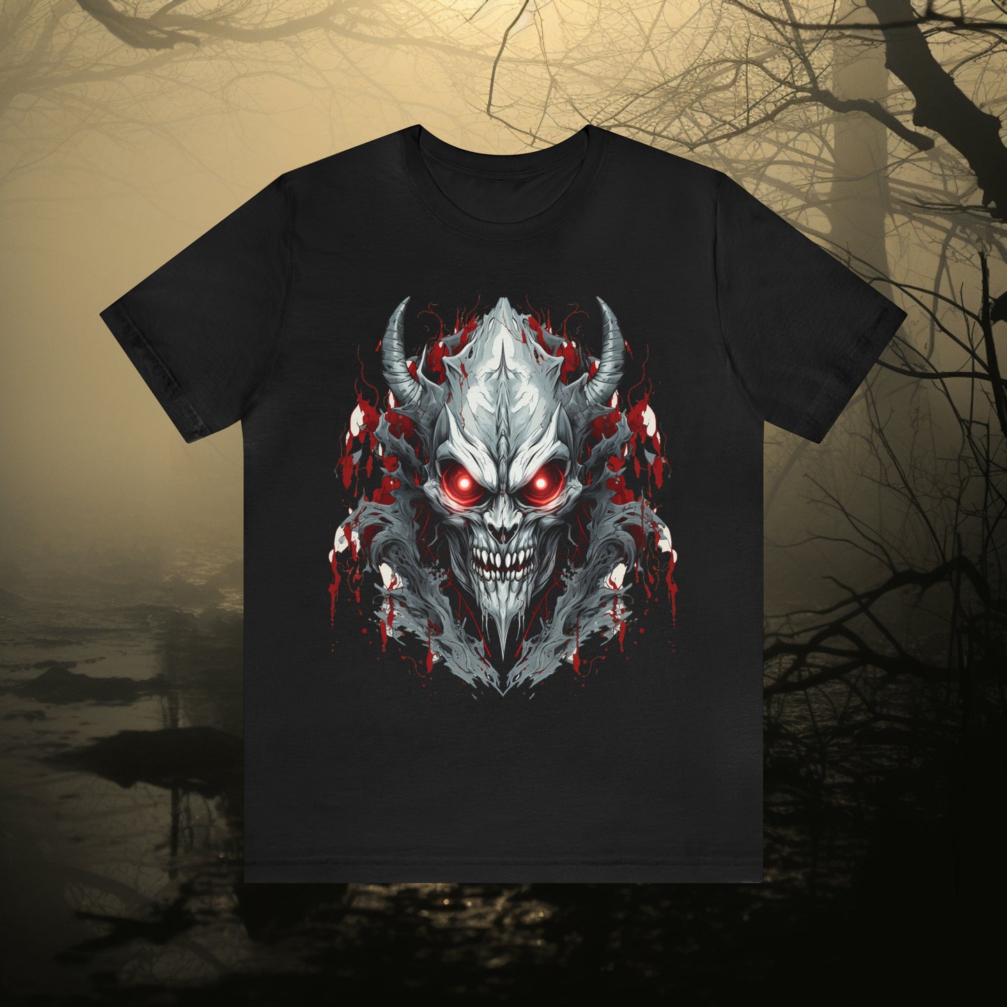 Halloween Devil Unisex Jersey Short Sleeve Tee