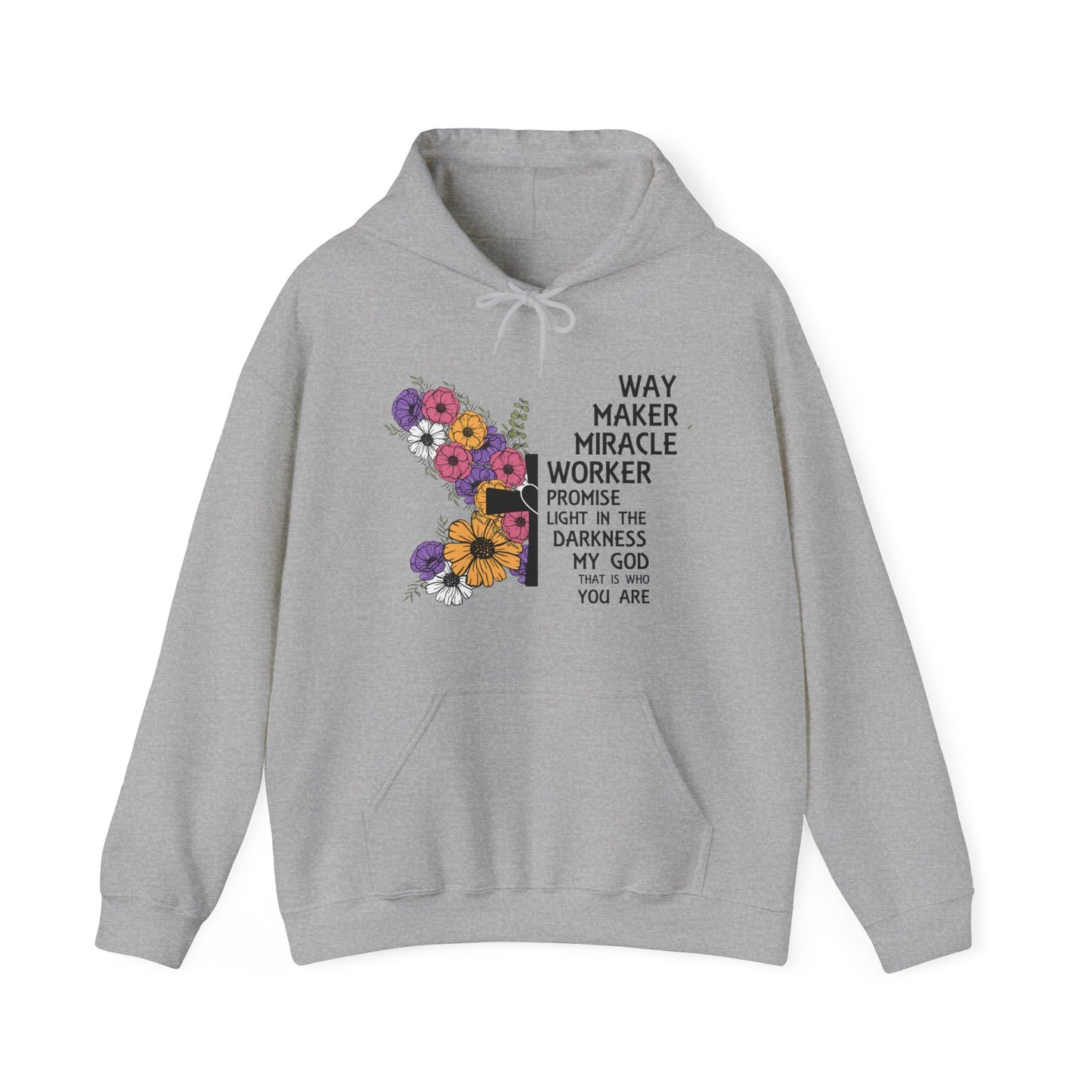 Way Maker Miracle Worker Unisex Heavy Blend™ Hooded Sweatshirt