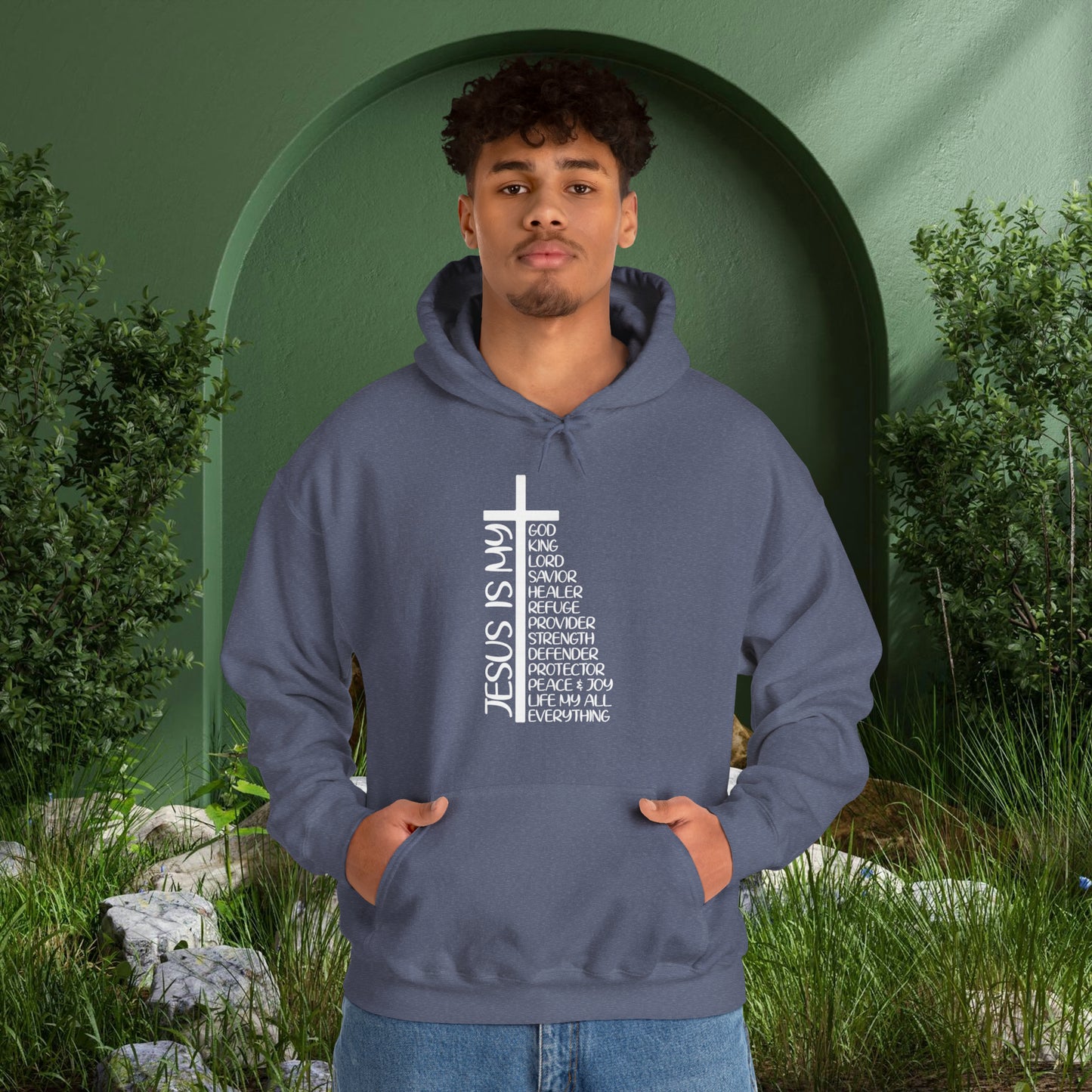 Jesus Is My... Unisex Heavy Blend™ Hooded Sweatshirt