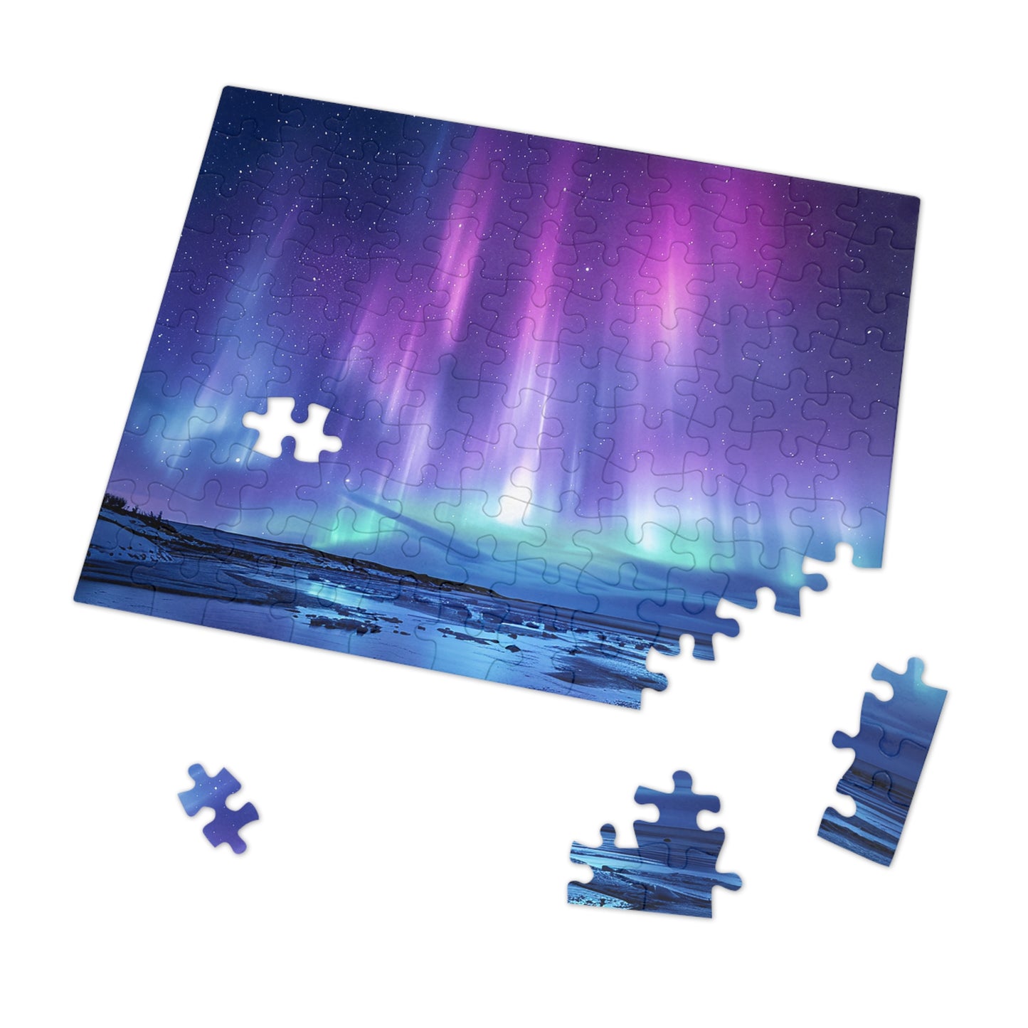 The Alaskan Northern Lights Jigsaw Puzzle (30, 110, 252, 500,1000-Piece)