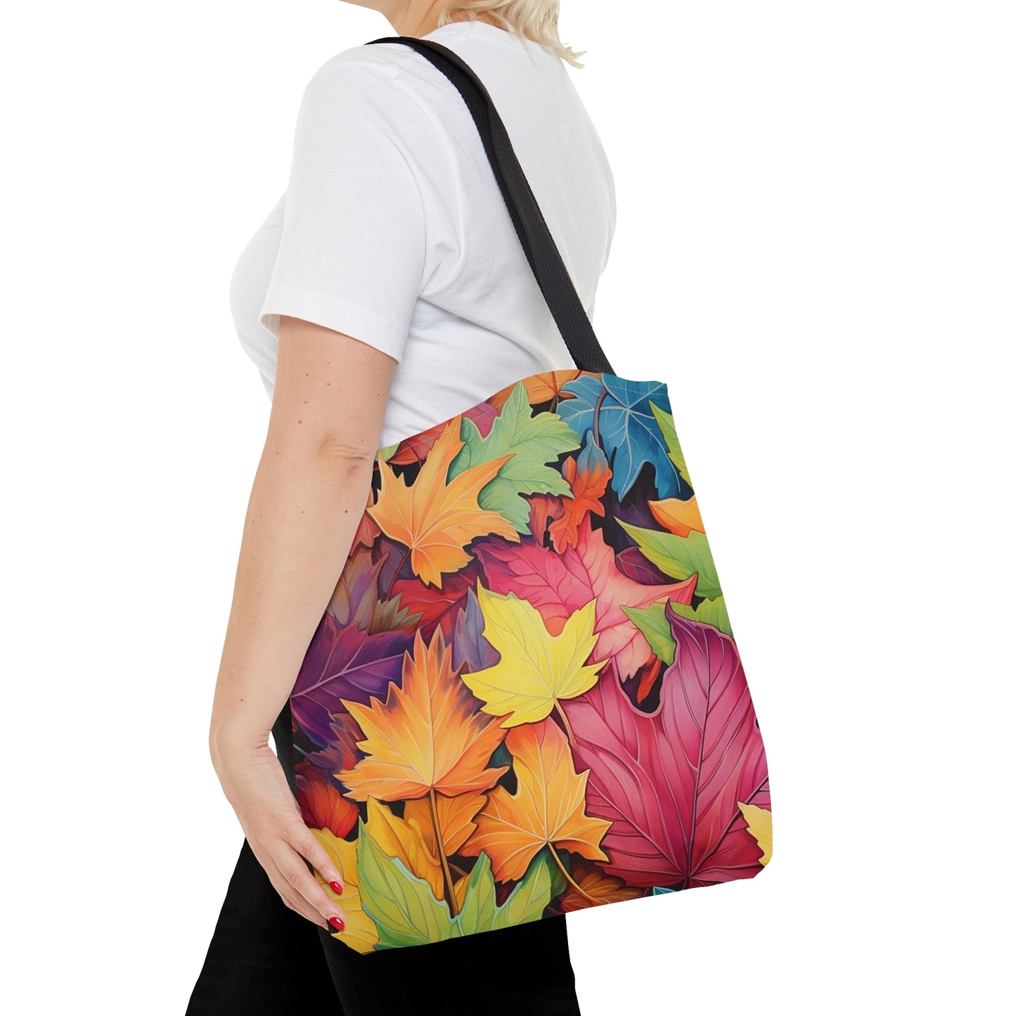 Colorful Fall Leaves Tote Bag (AOP)