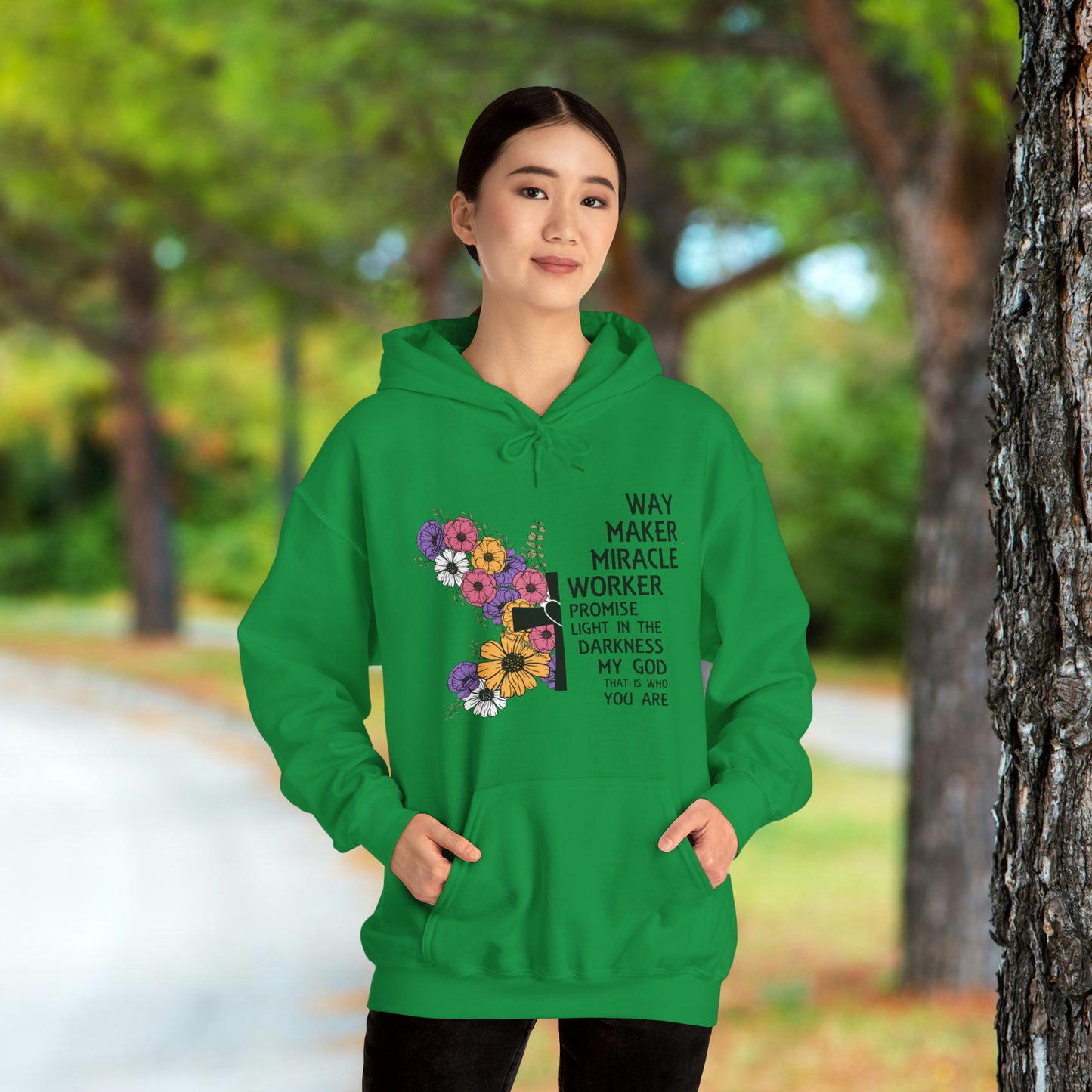 Way Maker Miracle Worker Unisex Heavy Blend™ Hooded Sweatshirt