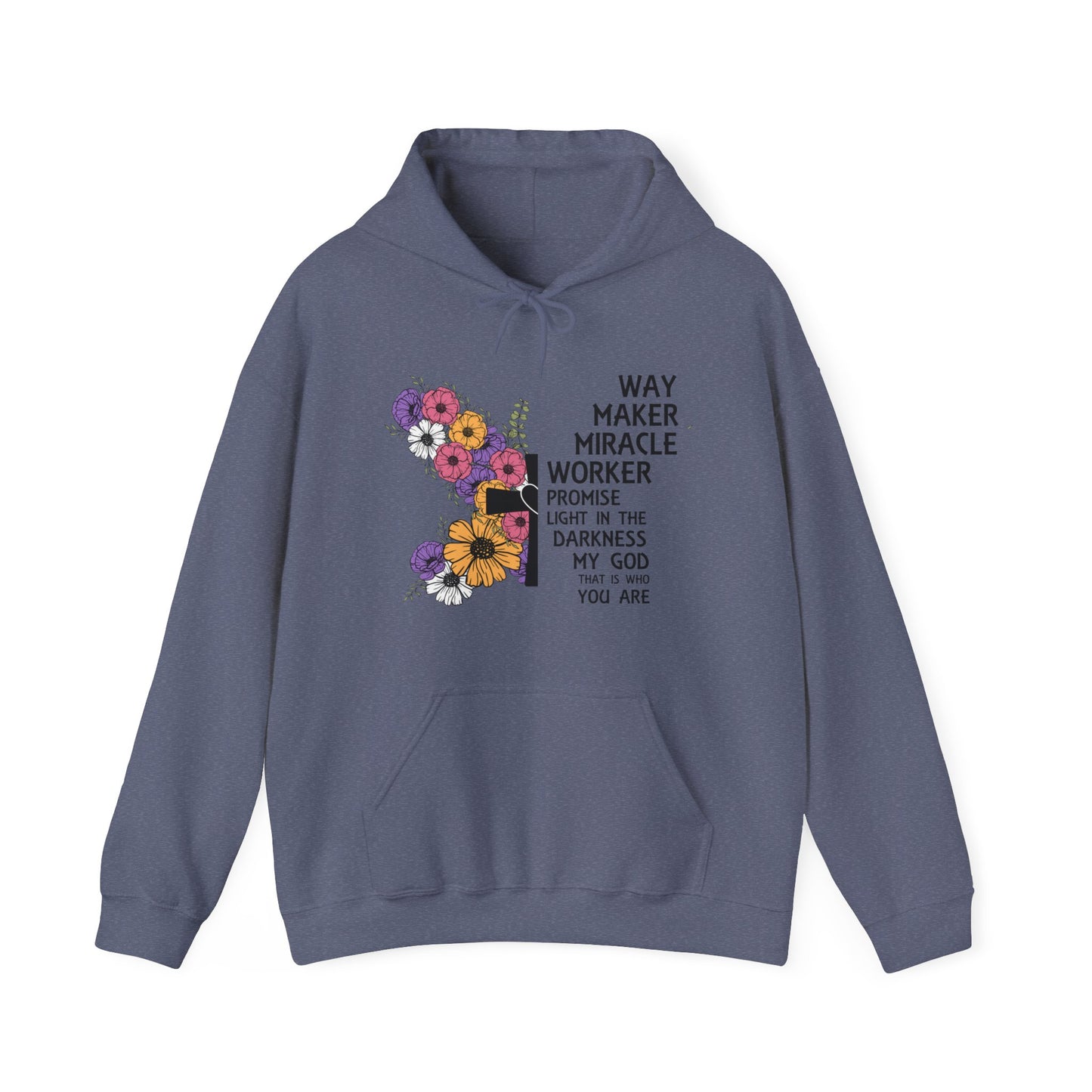 Way Maker Miracle Worker Unisex Heavy Blend™ Hooded Sweatshirt