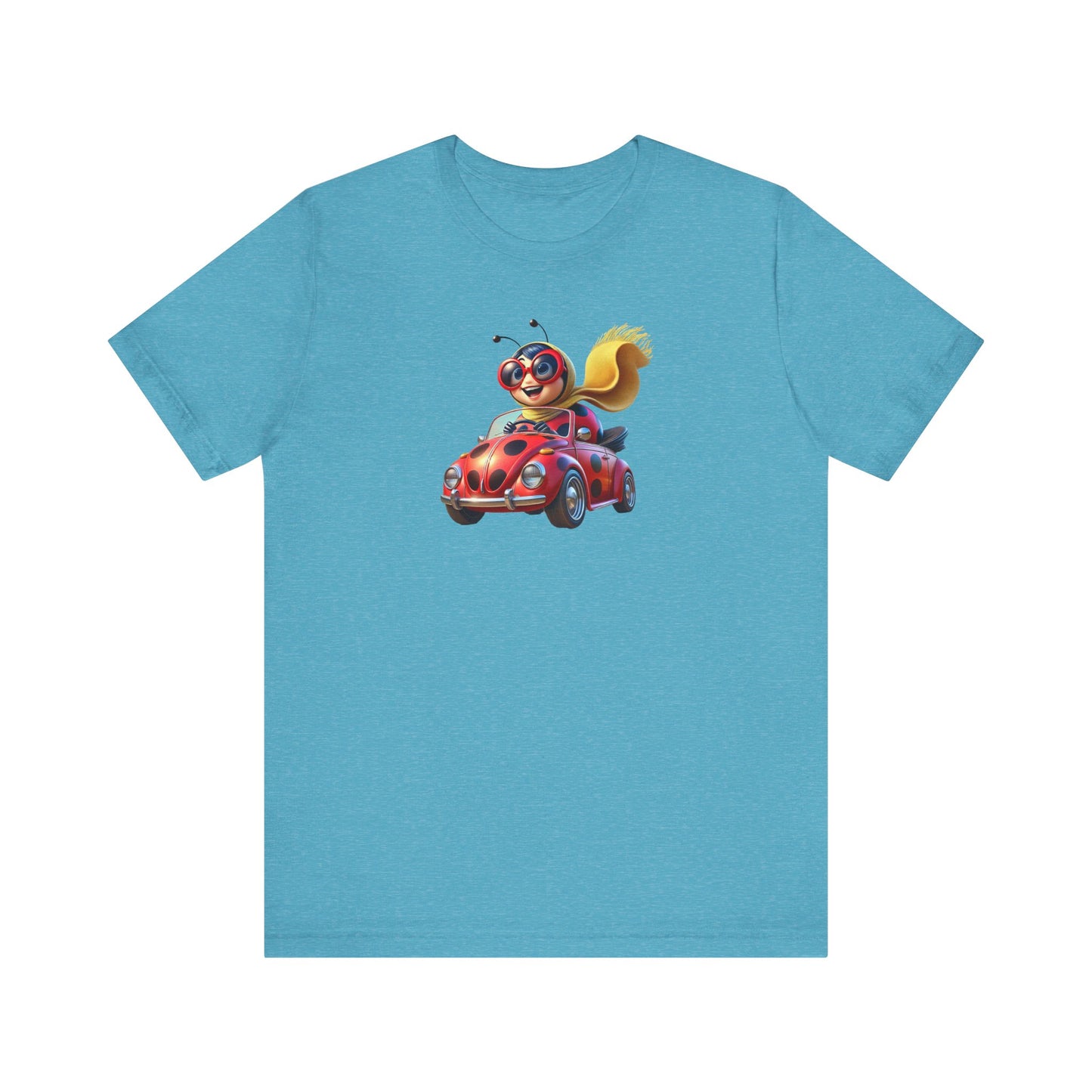 The Ladybug Goes Rogue! Unisex Tee - Perfect for Kids and Animal Lovers