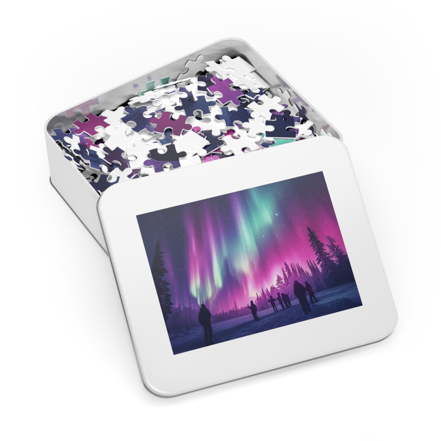 Looking at the Northern Lights Jigsaw Puzzle (30, 110, 252, 500,1000-Piece)