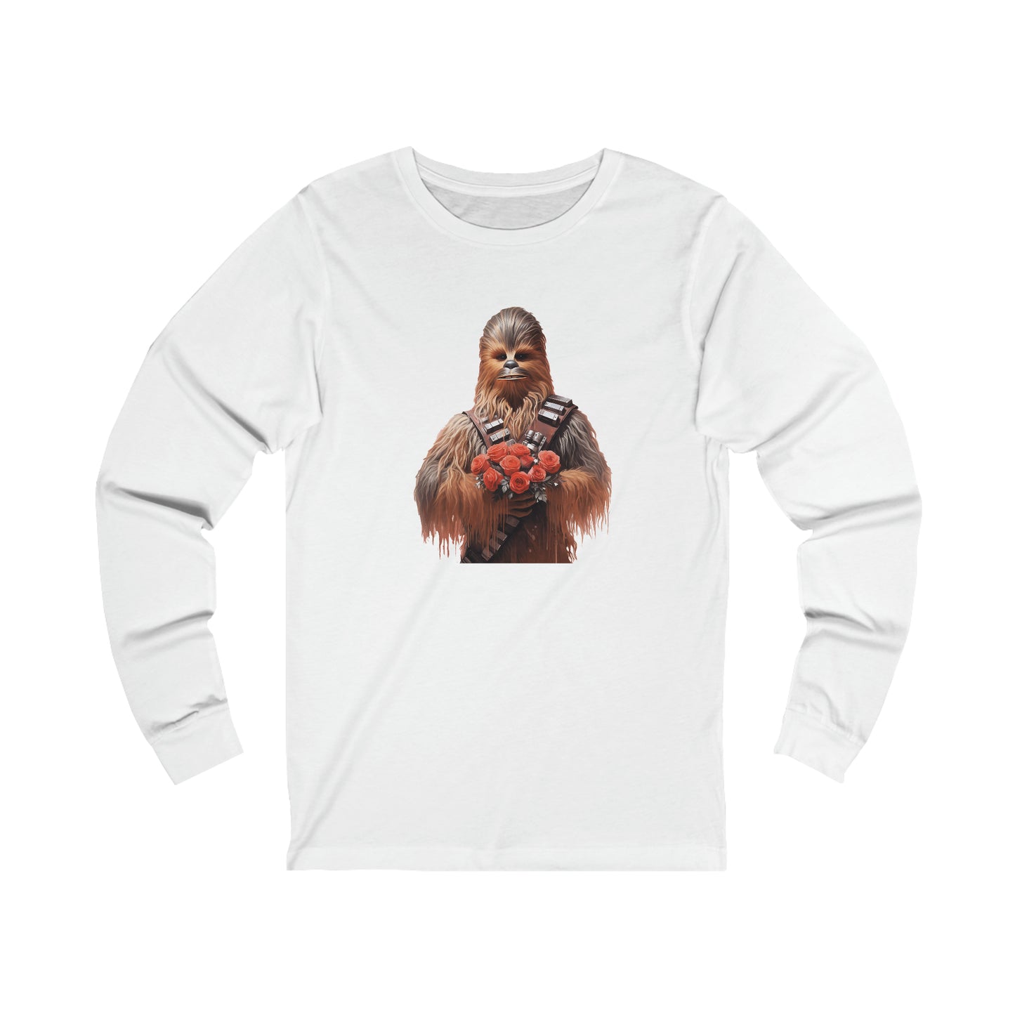 Chewbacca's Roses Unisex Jersey Long Sleeve Tee