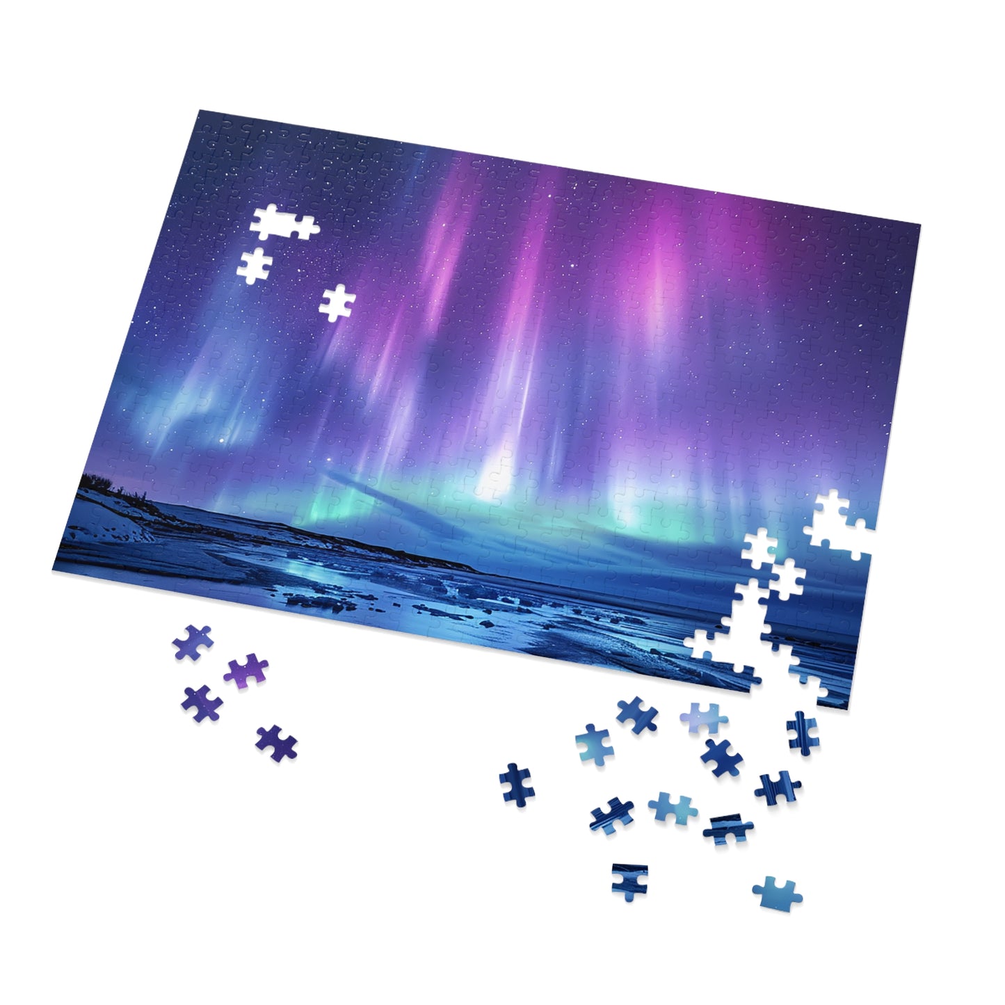 The Alaskan Northern Lights Jigsaw Puzzle (30, 110, 252, 500,1000-Piece)