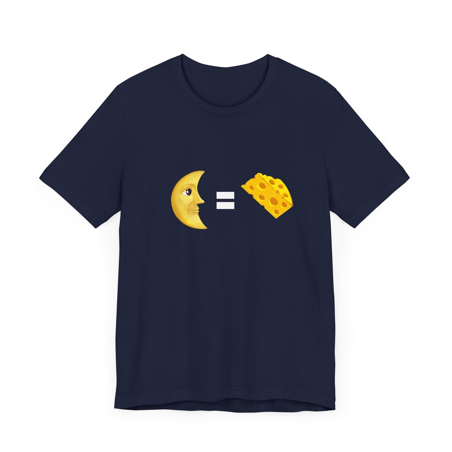 Moon = Cheese Unisex Jersey Tee