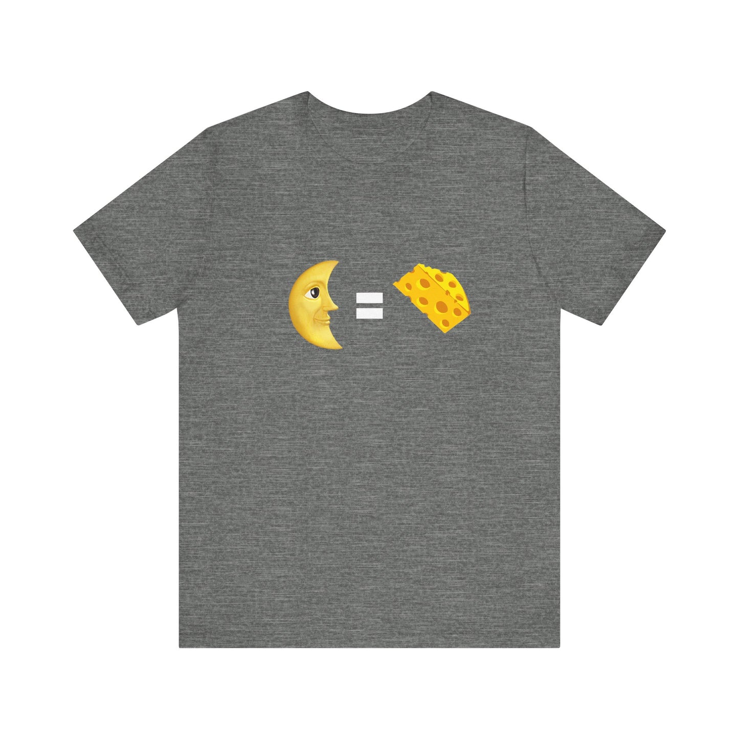 Moon = Cheese Unisex Jersey Tee