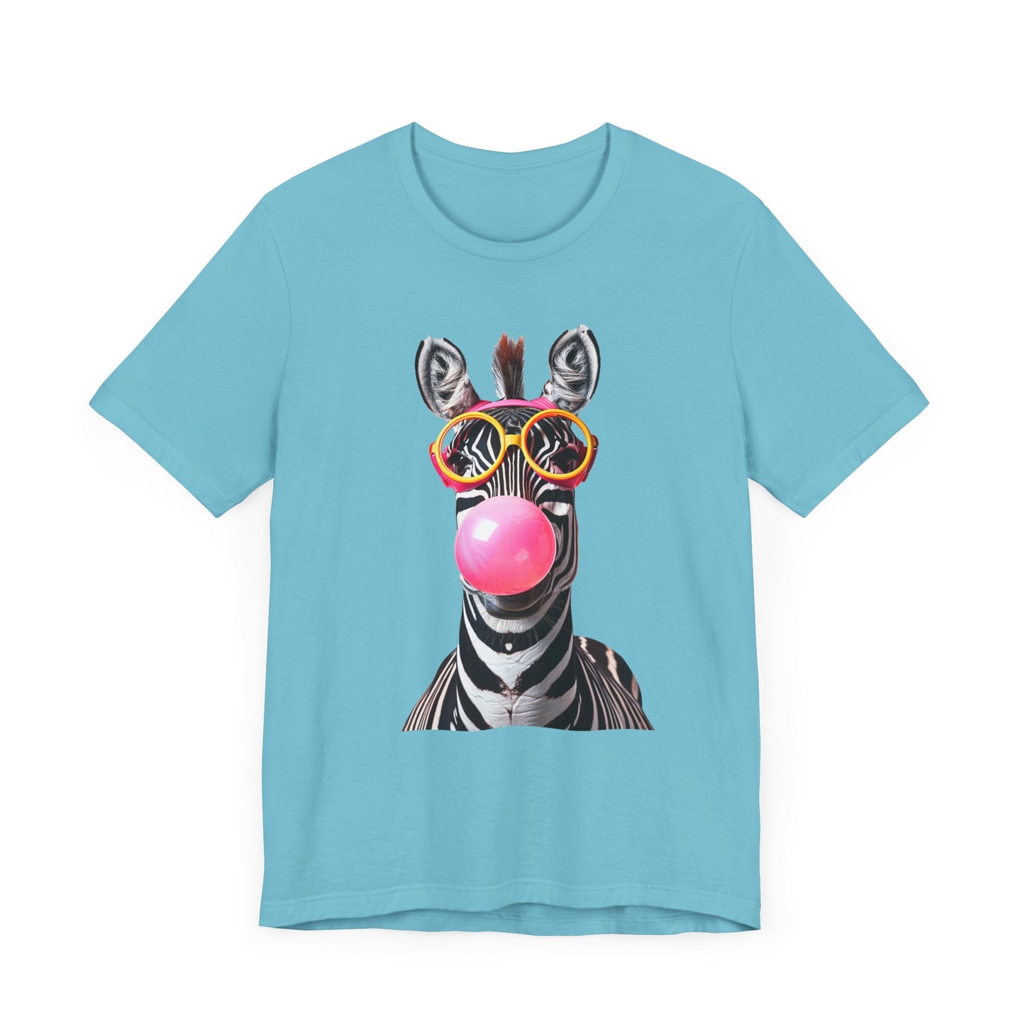 Bubblegum Zebra! Unisex Jersey Short Sleeve Tee