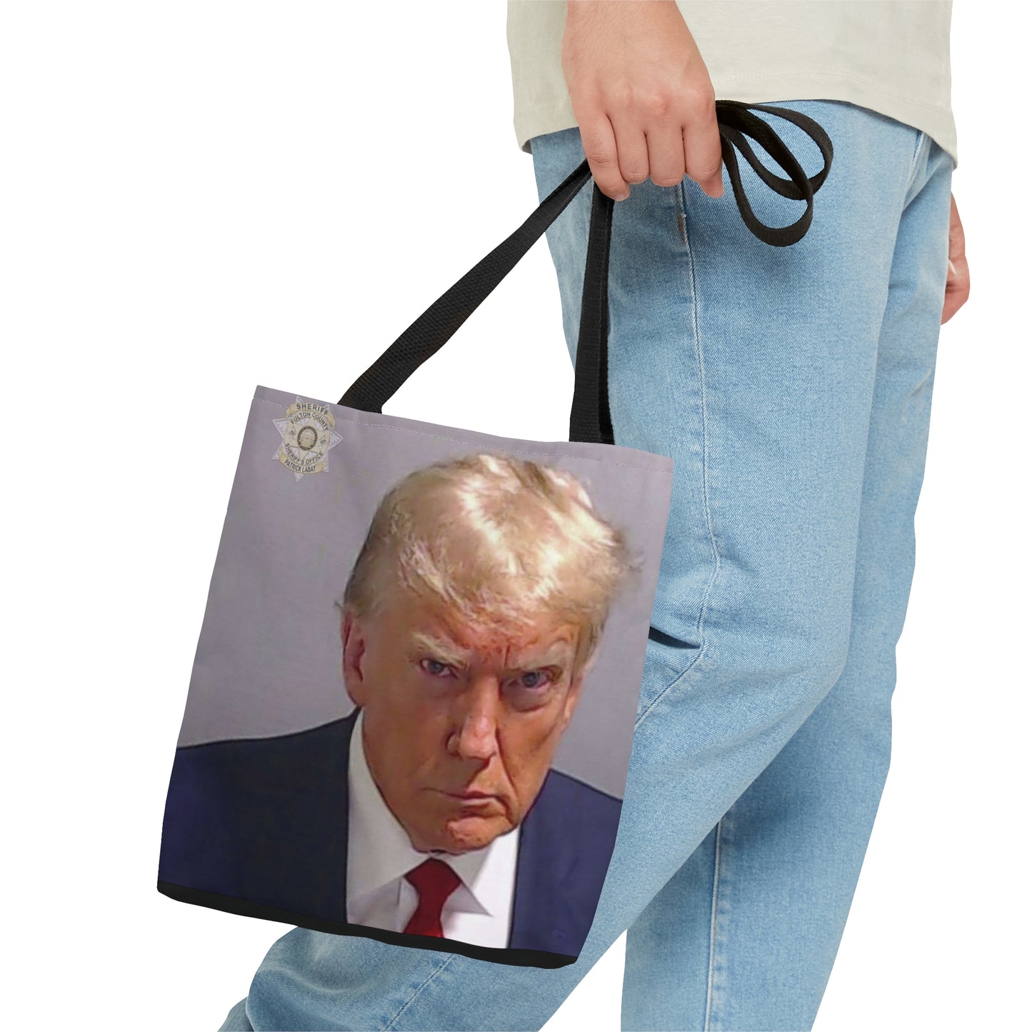 Trump Mug Shot Tote Bag