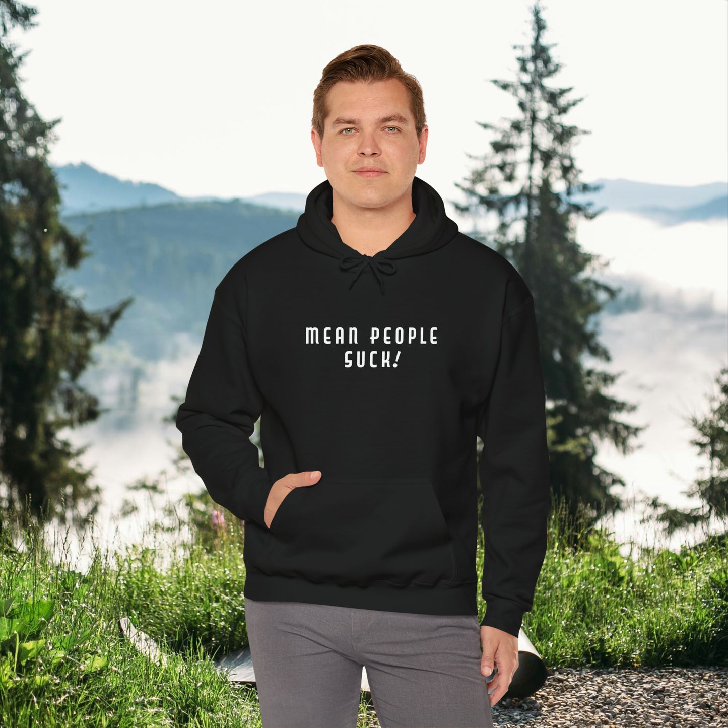 Mean People Suck! It's Kool to Be Kind! Unisex Heavy Blend™ Hooded Sweatshirt