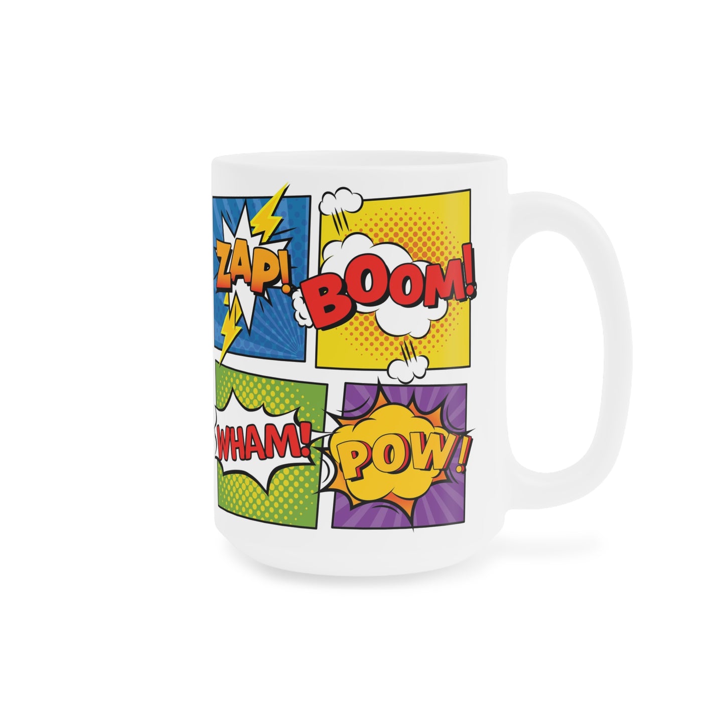 Pow! Bang! Zap! Cartoon Onomatopeias Ceramic Mugs (11oz\15oz\20oz)