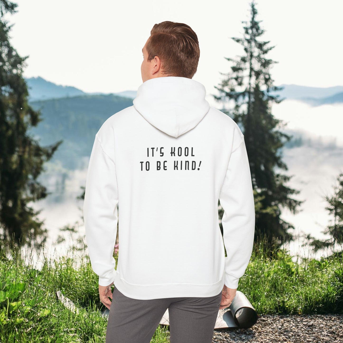 Mean People Suck! It's Kool to Be Kind! Unisex Heavy Blend™ Hooded Sweatshirt