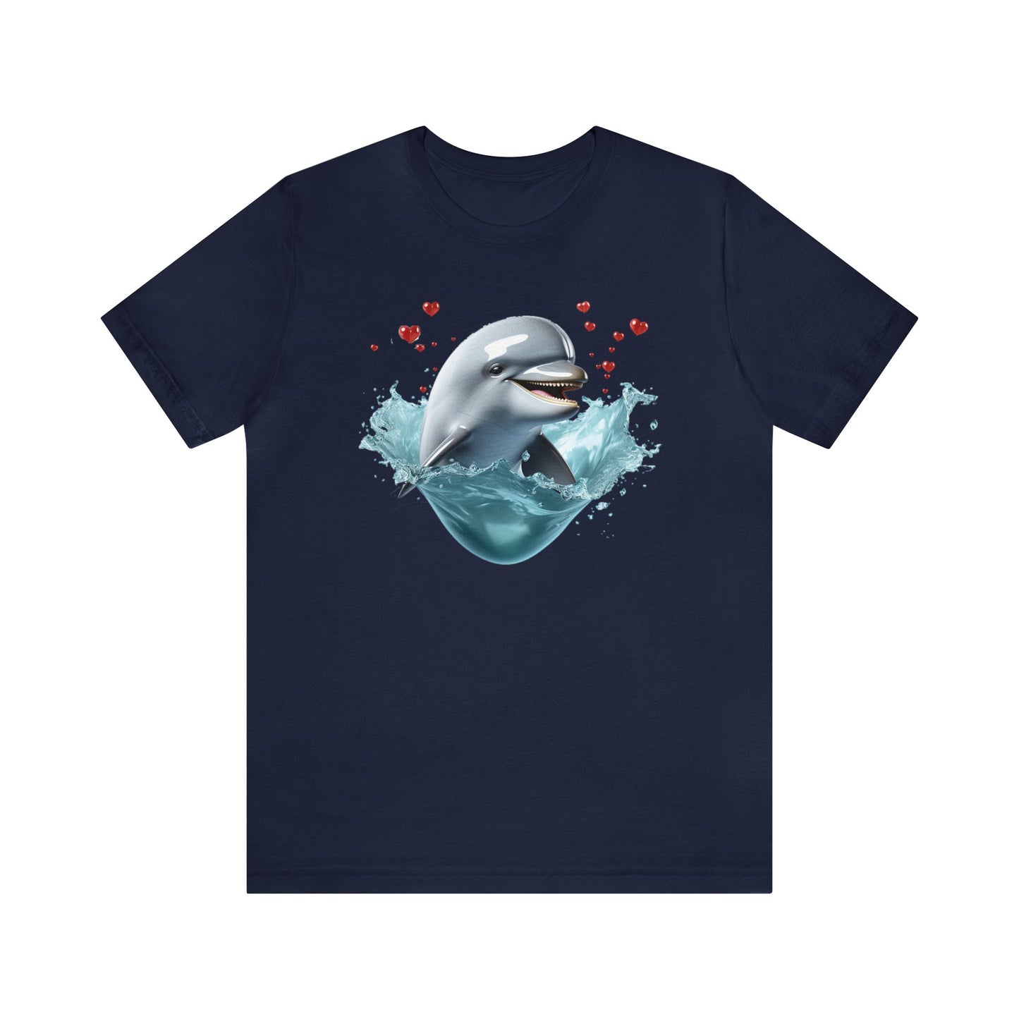 Dolphin Love Unisex Jersey Short Sleeve Tee