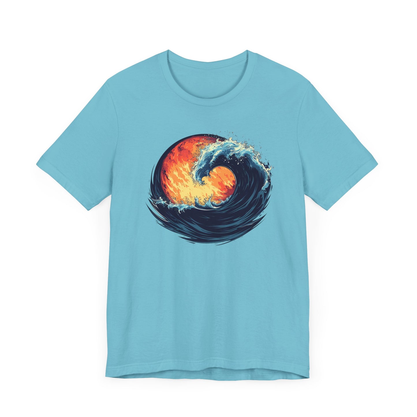 Ocean Fire Unisex Jersey Short Sleeve Tee