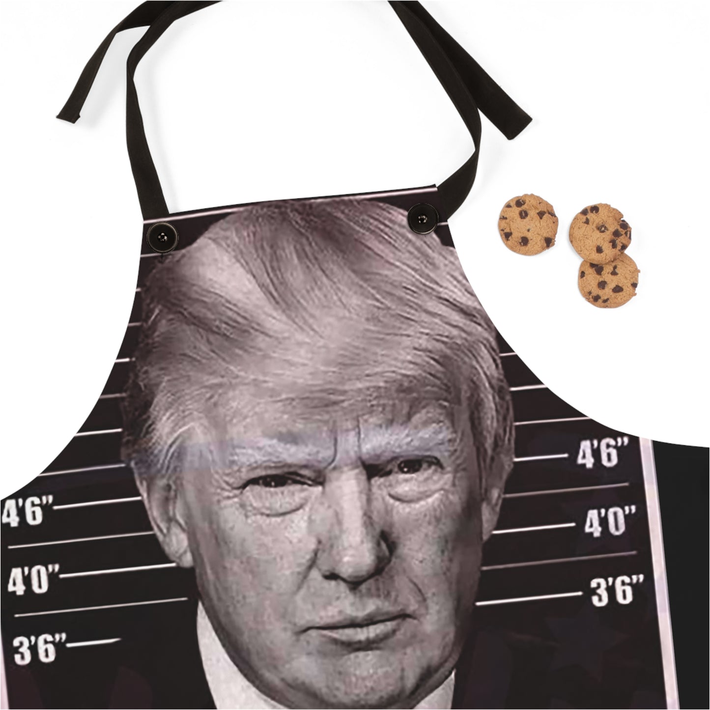 President Trump Mug Shot Not Guilty Apron