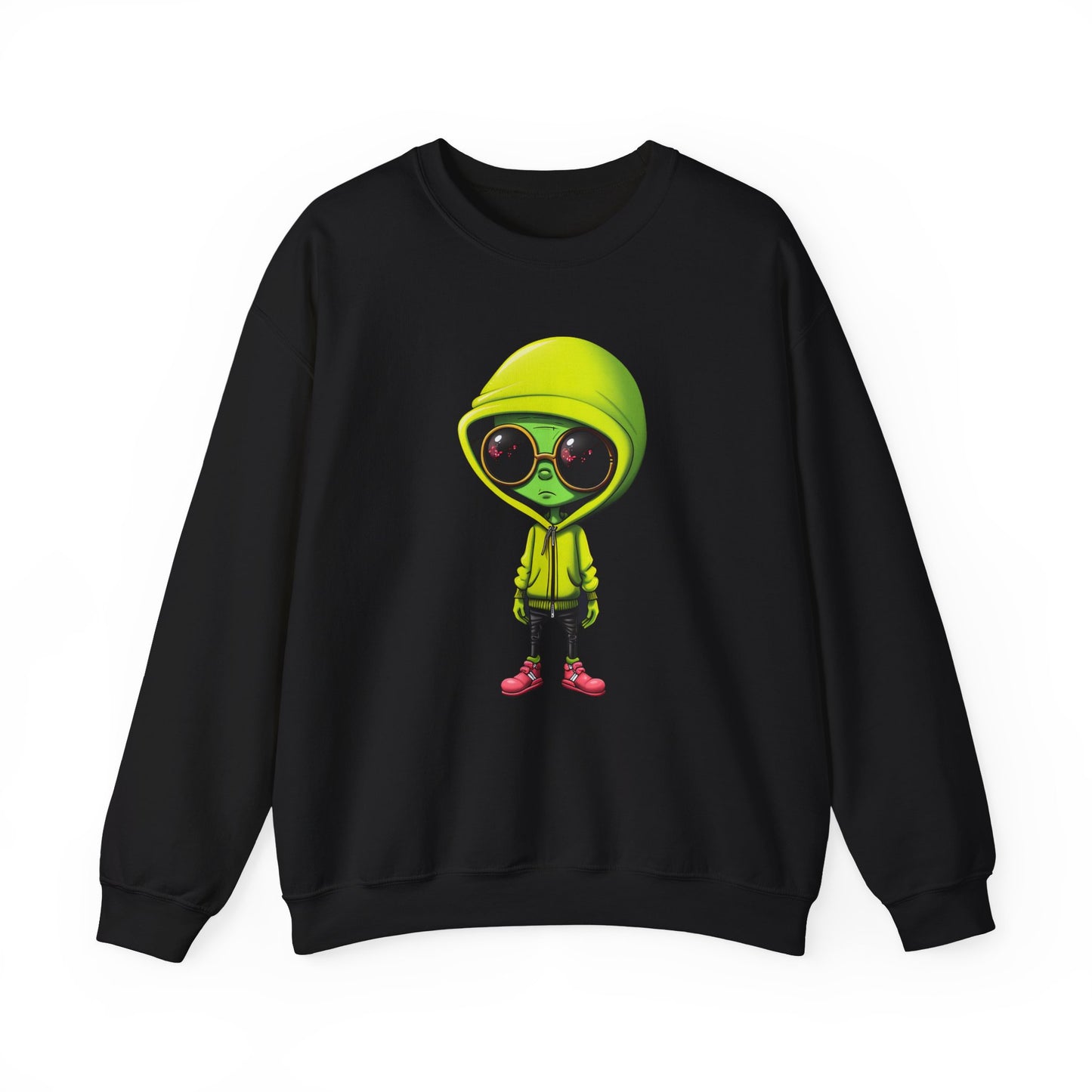 Hip Hop Alien Unisex Heavy Blend™ Crewneck Sweatshirt