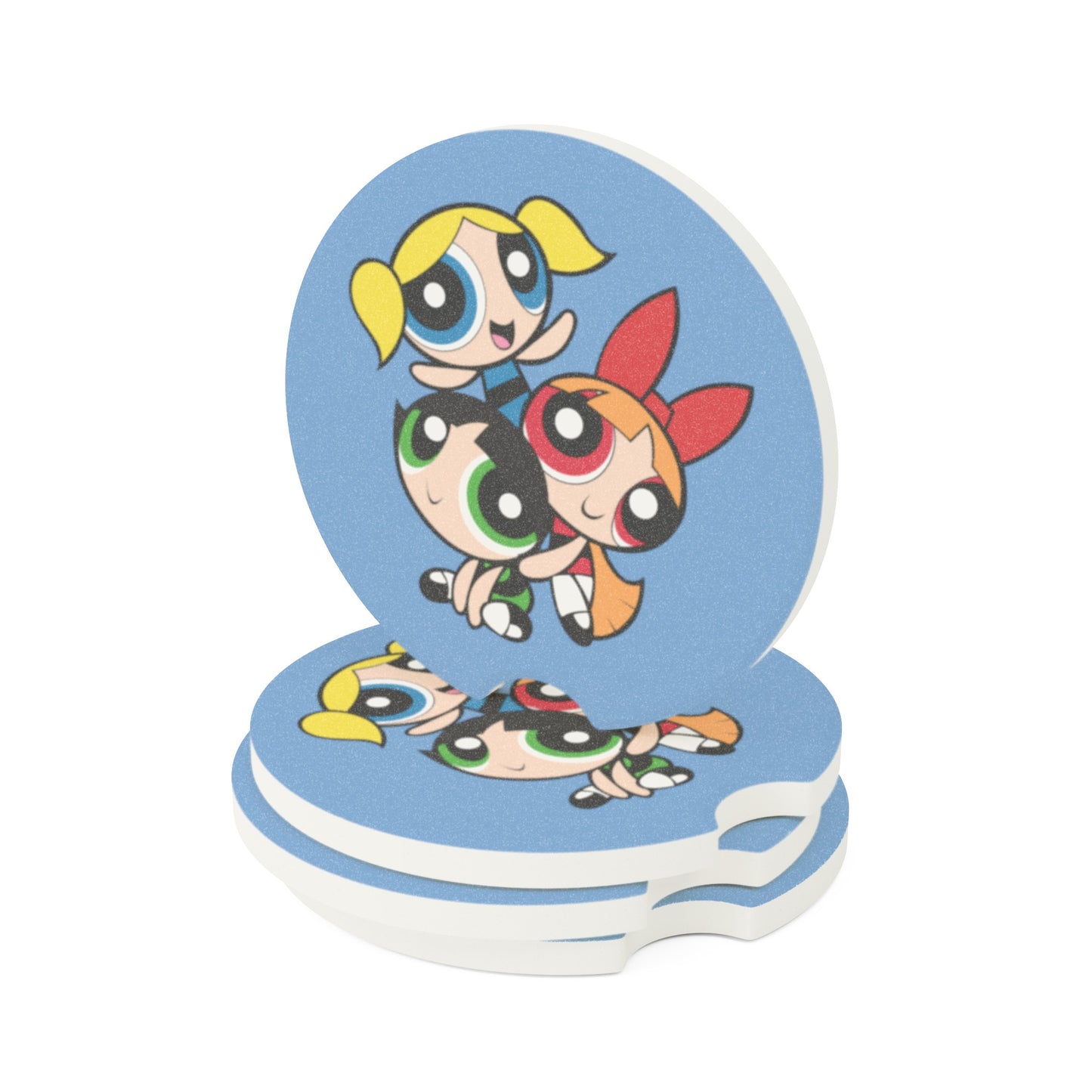 Powerpuff Girls Soapstone Car Coaster