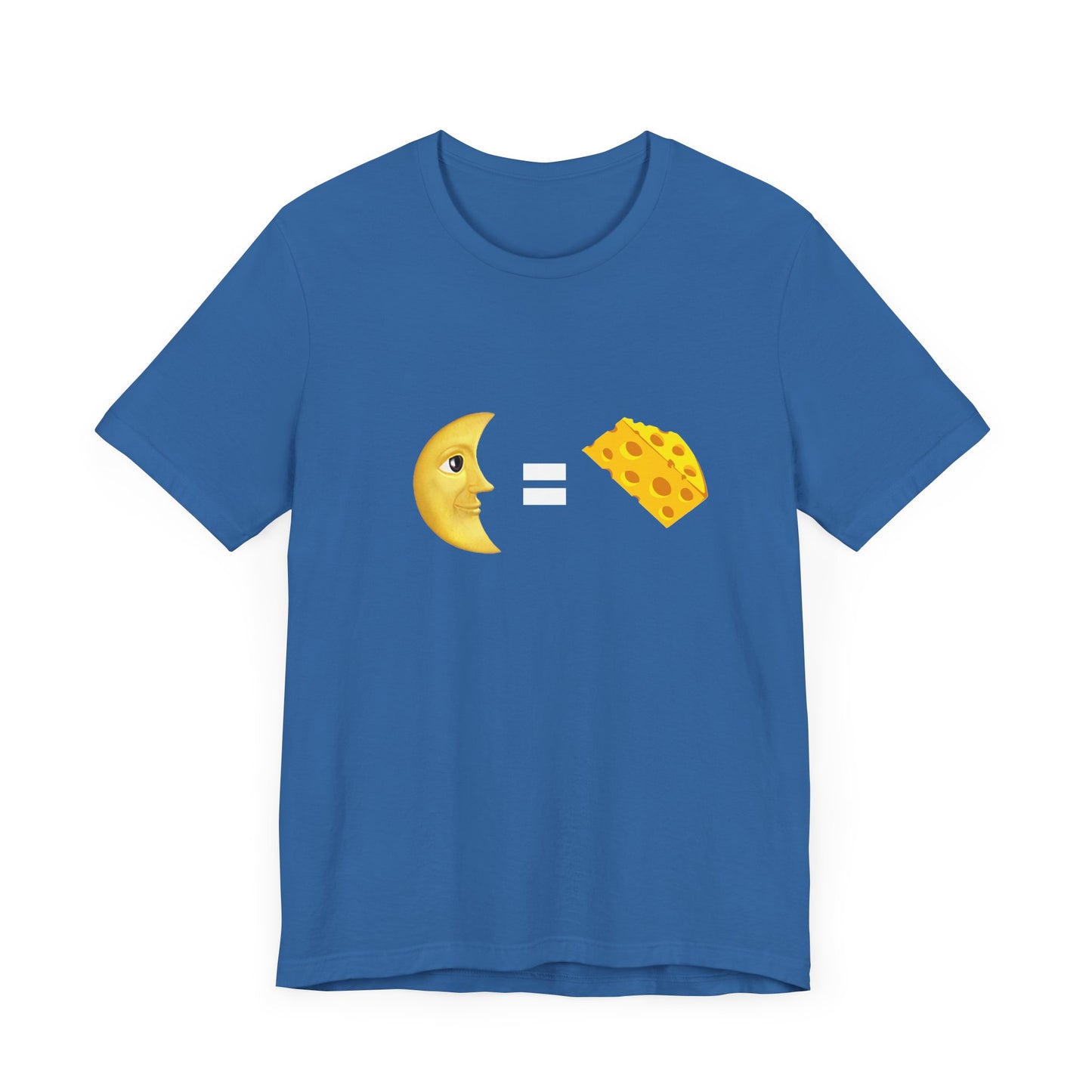 Moon = Cheese Unisex Jersey Tee